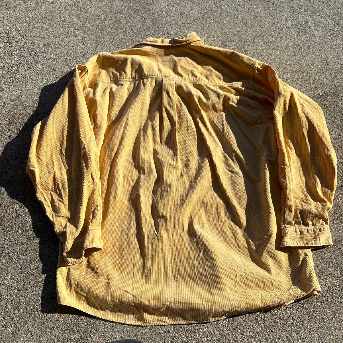 Vintage 90s patagonia yellow corduroy shirt, Size US XL / EU 56 / 4 - 5 Thumbnail