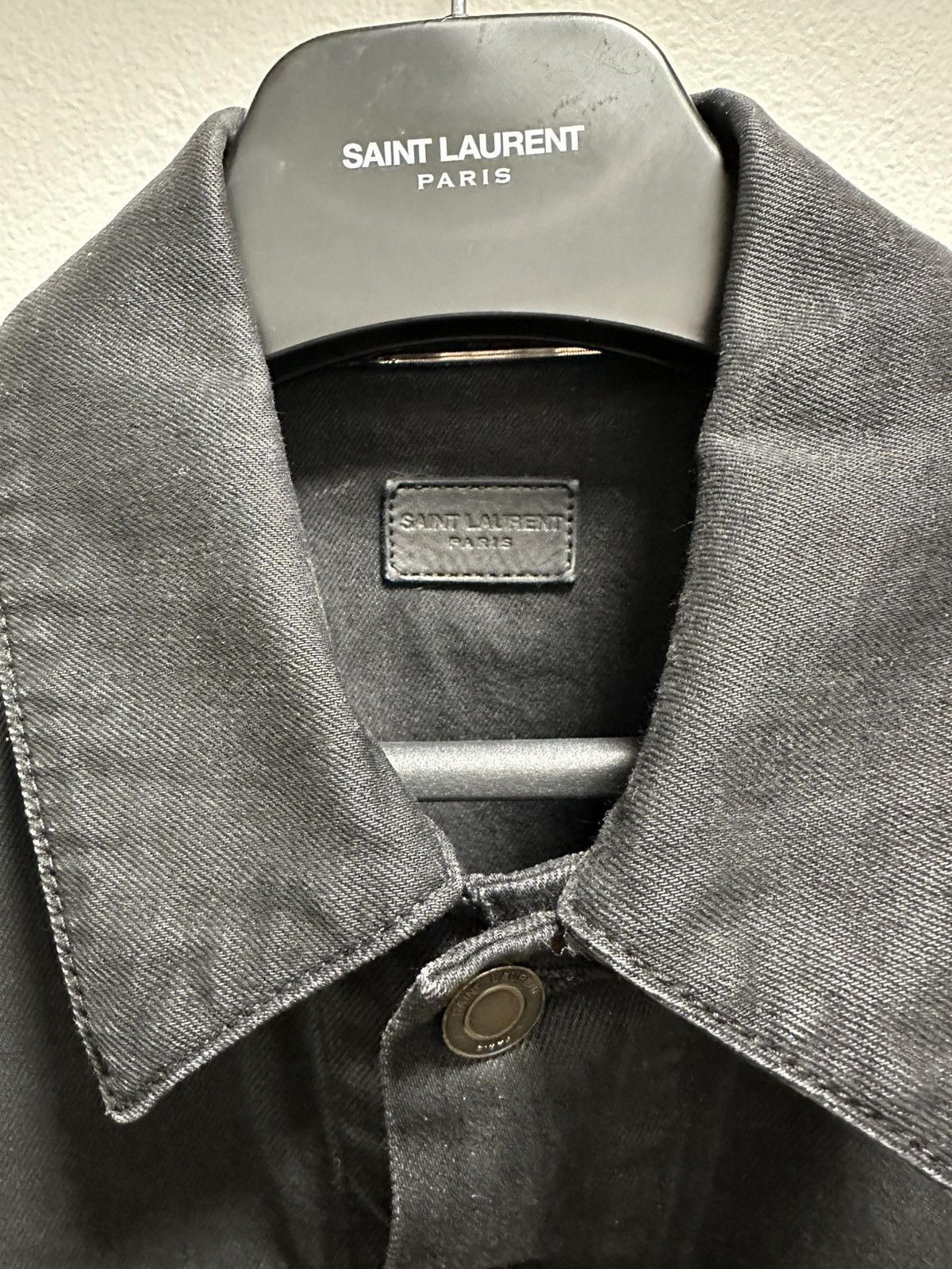 Saint Laurent Paris Saint Laurent Coated Denim jacket Size US XS / EU 42 / 0 - 2 Thumbnail
