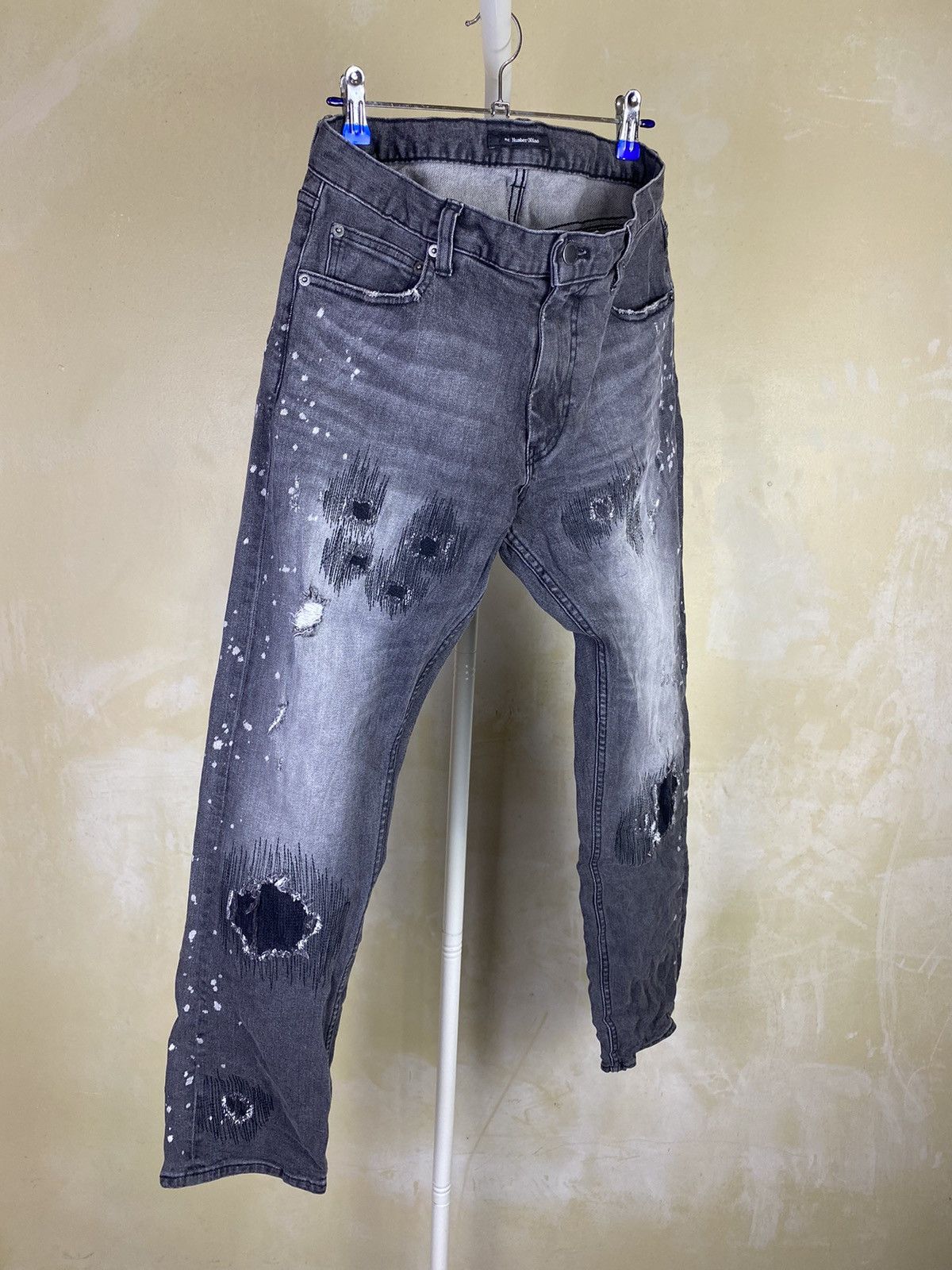 Number (N)ine Number (N)ine re-edition From 2001 Grunge Splatter pants Size US 30 / EU 46 - 4 Thumbnail