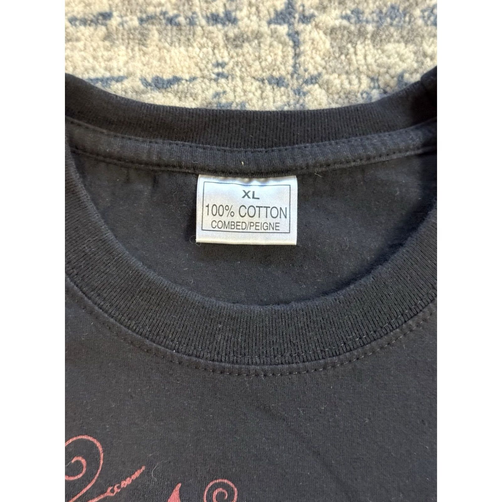 Vintage VINTAGE Opeth Profondo Rosso T Shirt XL Black Short Sleeve Crew Neck Dream Theater Katatonia Metal Logo Graphic Print 2000s Men/Unisex T-Shirt Size US XL / EU 56 / 4 - 5 Thumbnail