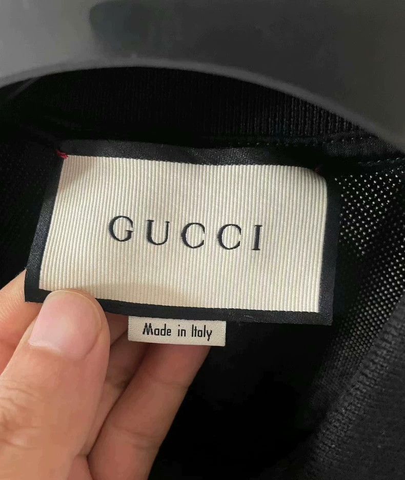 Gucci Gucci Black Embroidered Polo Shirt- Size US L / EU 52-54 / 3 - 4 Thumbnail
