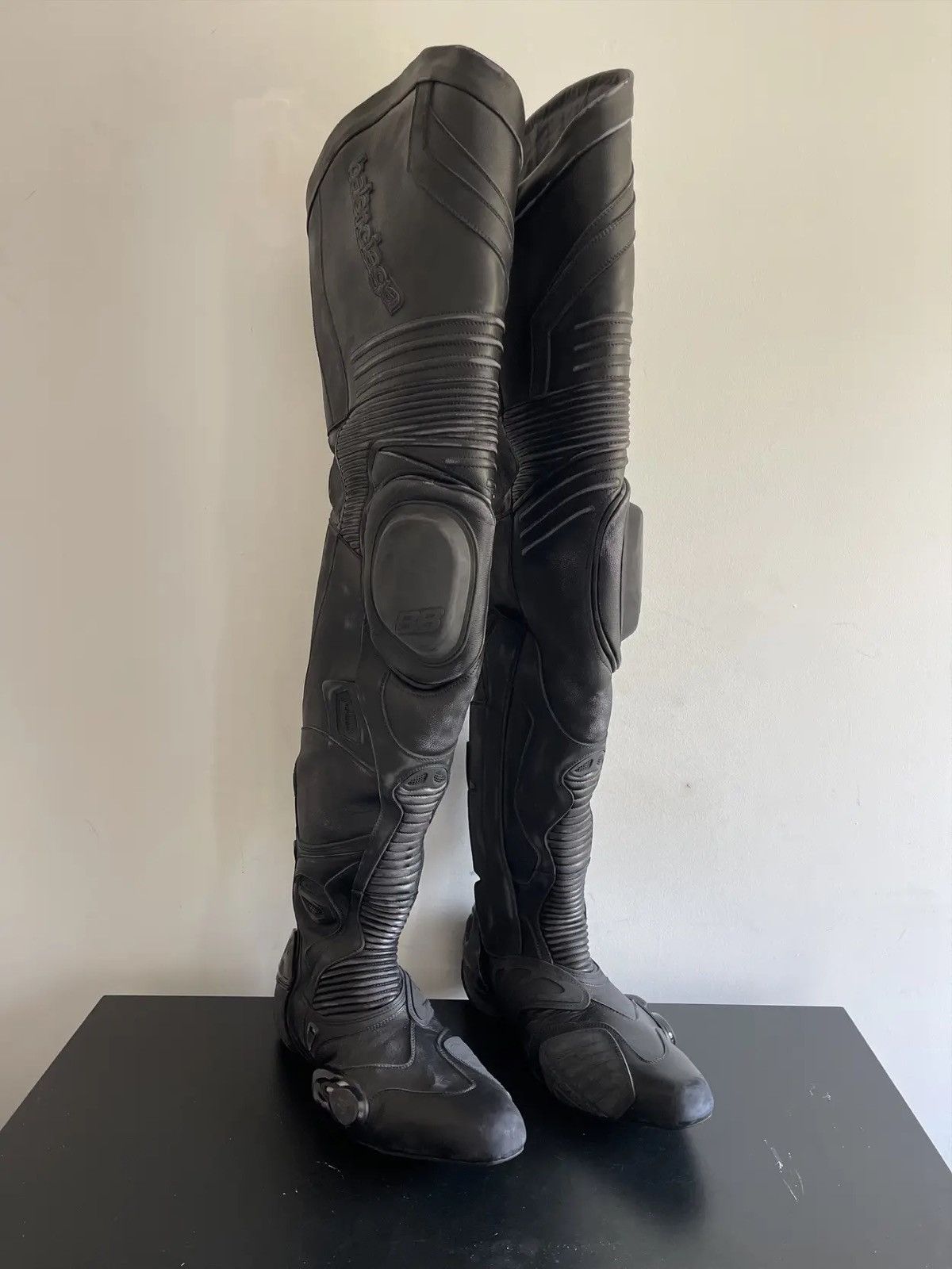 Balenciaga Balenciaga Biker Over-the-Knee Boots Motocross Size 41 EUR Size US 8 / EU 41 - 1 Thumbnail