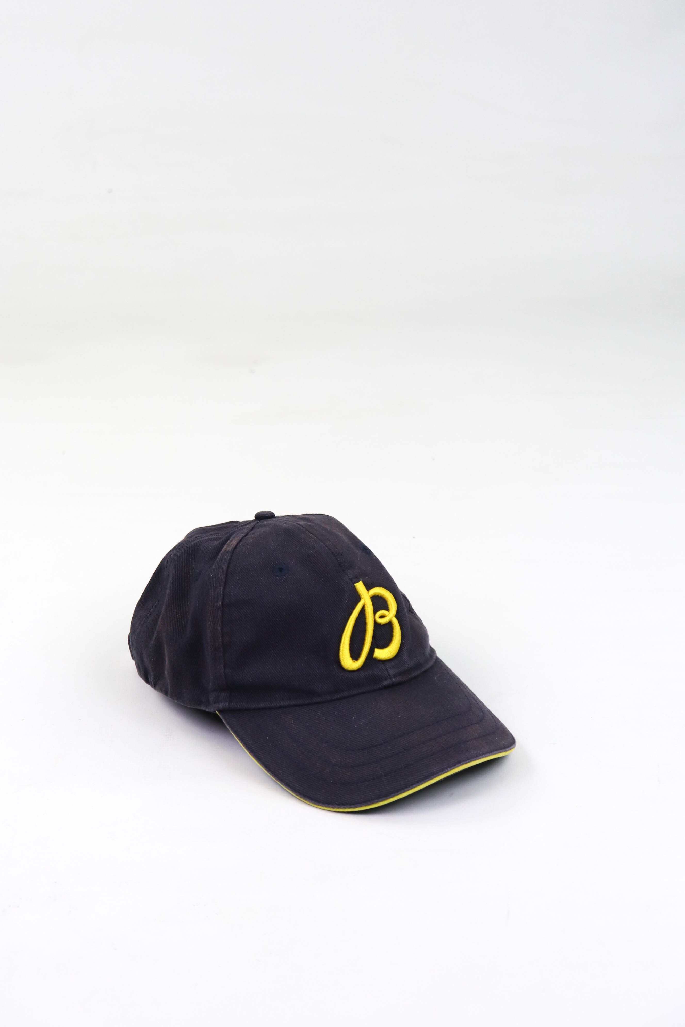 Breitling Breitling 00s Vintage Big Logo Sun Faded Navy Blue Cap Size ONE SIZE - 1 Thumbnail