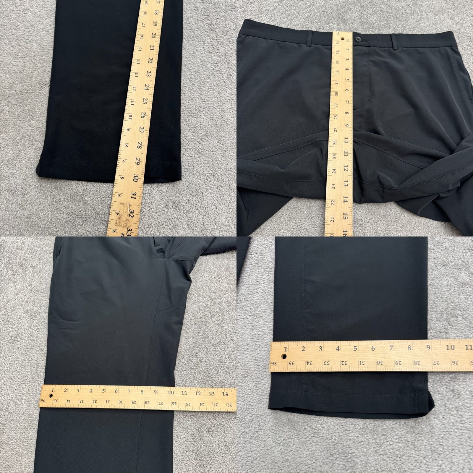 Nike Nike Golf Dri-Fit Pants Mens 38x30 Black Stretch Performance Active Regular Straight Garment Care Machine Washable Pockets Size US 38 / EU 54 - 9 Thumbnail