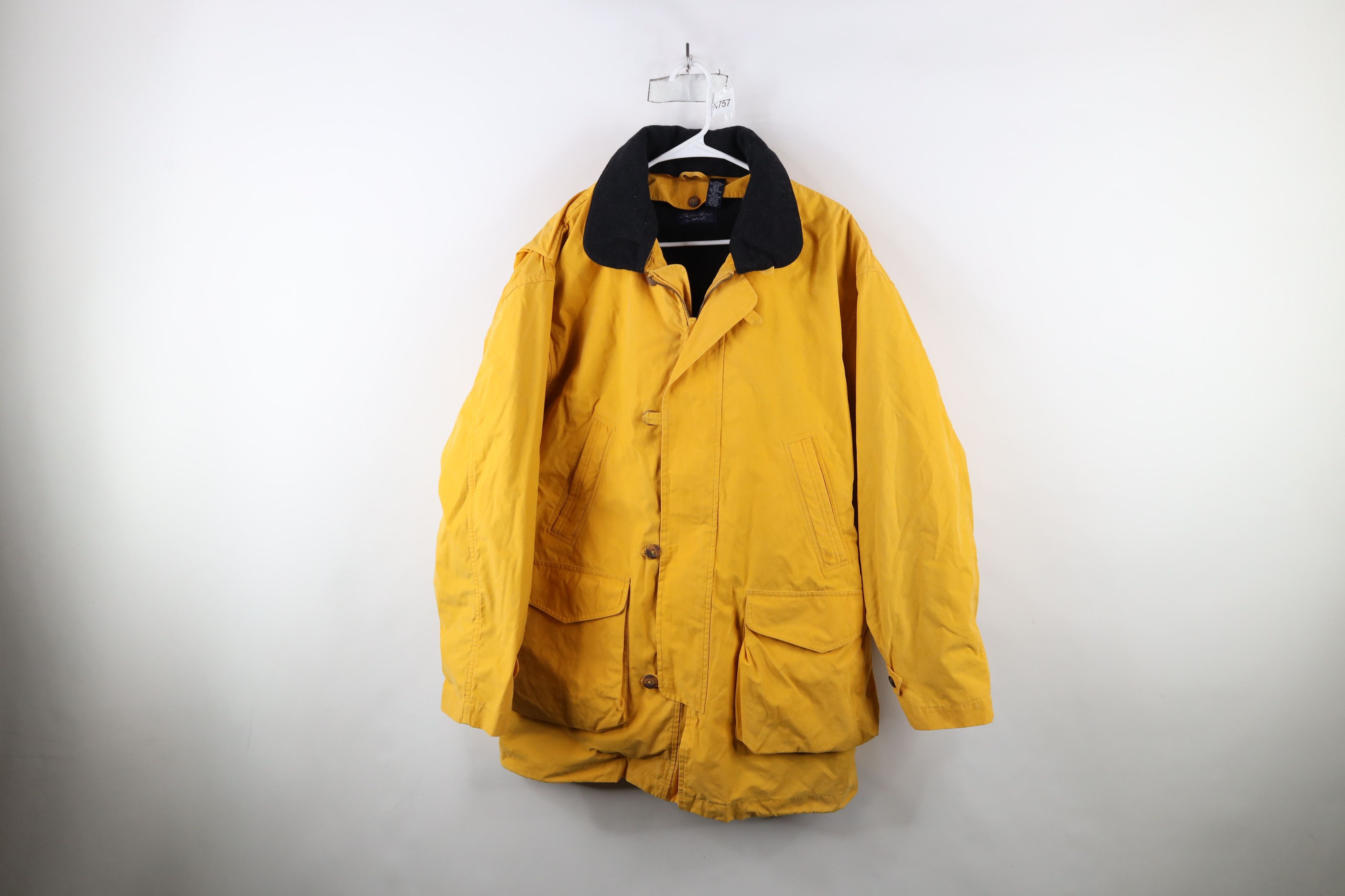 Vintage Vintage 90s Streetwear Heavyweight Looped Button Jacket Size US L / EU 52-54 / 3 - 1 Thumbnail