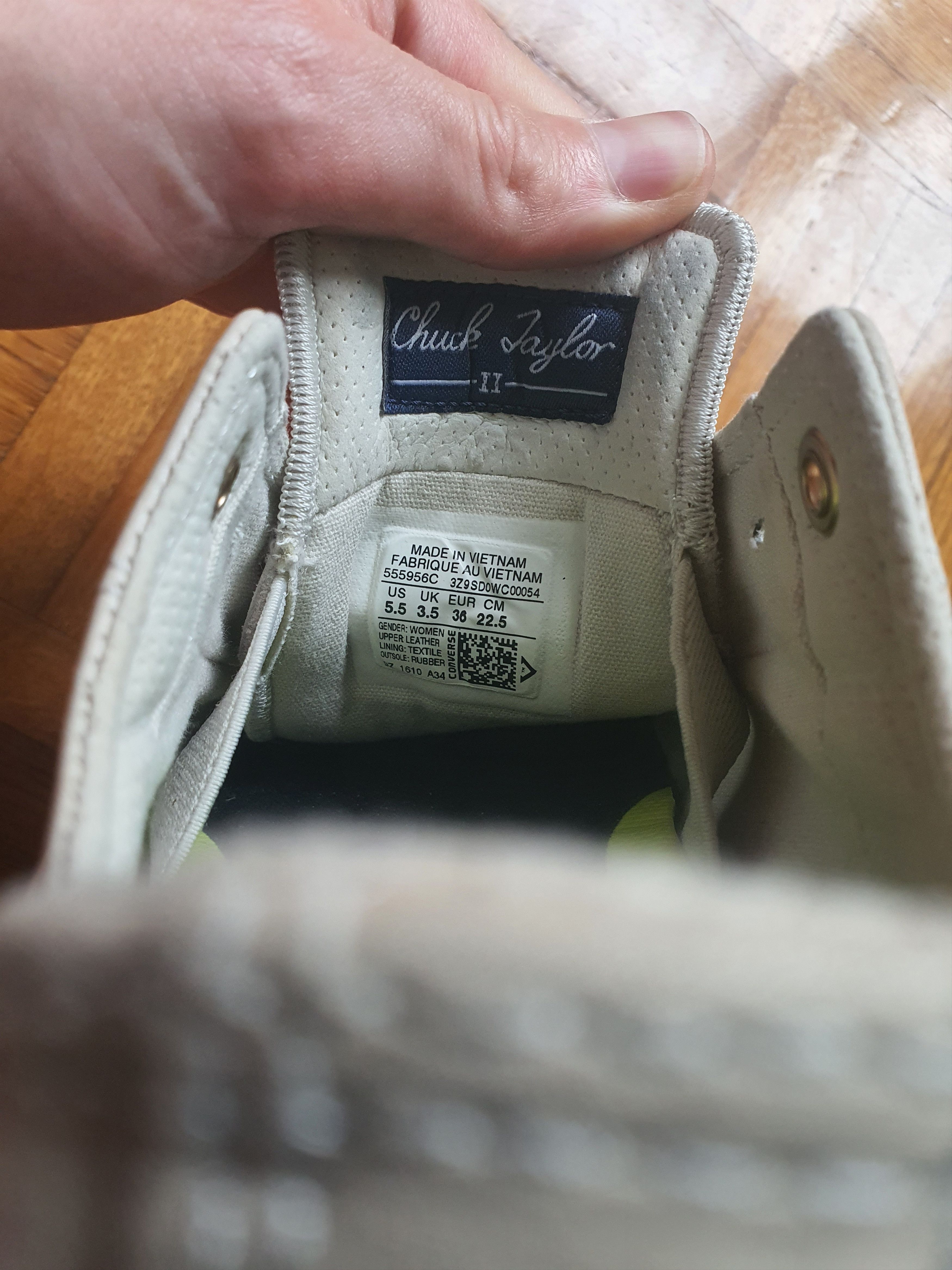Converse Chuck Taylor II OX (555956C) Trainers - Sz UK 3.5, EU 36 Size US 5.5 / IT 35.5 - 5 Thumbnail