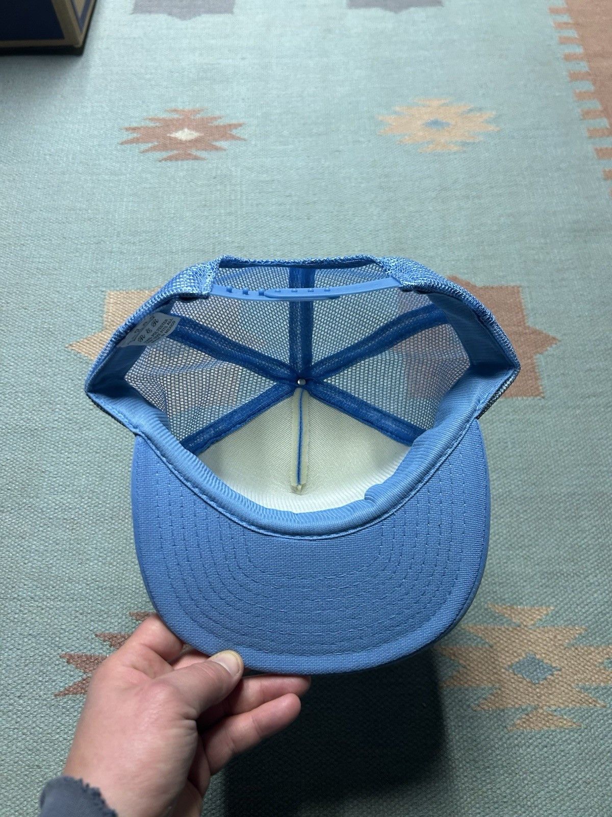 Vintage Vintage trucker hat JD Cramer Electronics fuel blue snap Size ONE SIZE - 5 Thumbnail