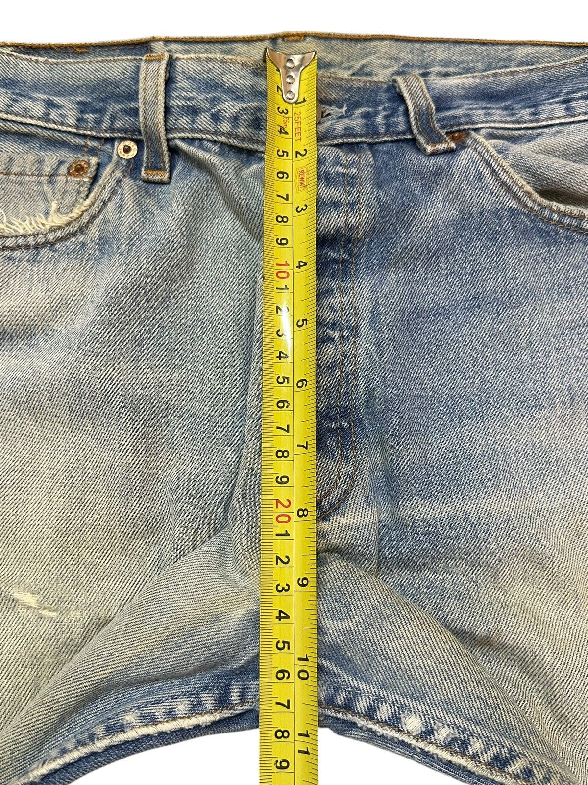 Levi's Vintage 90s Usa Levis 501 Blue Faded Wash Style Jeans Size US 29 - 16 Thumbnail