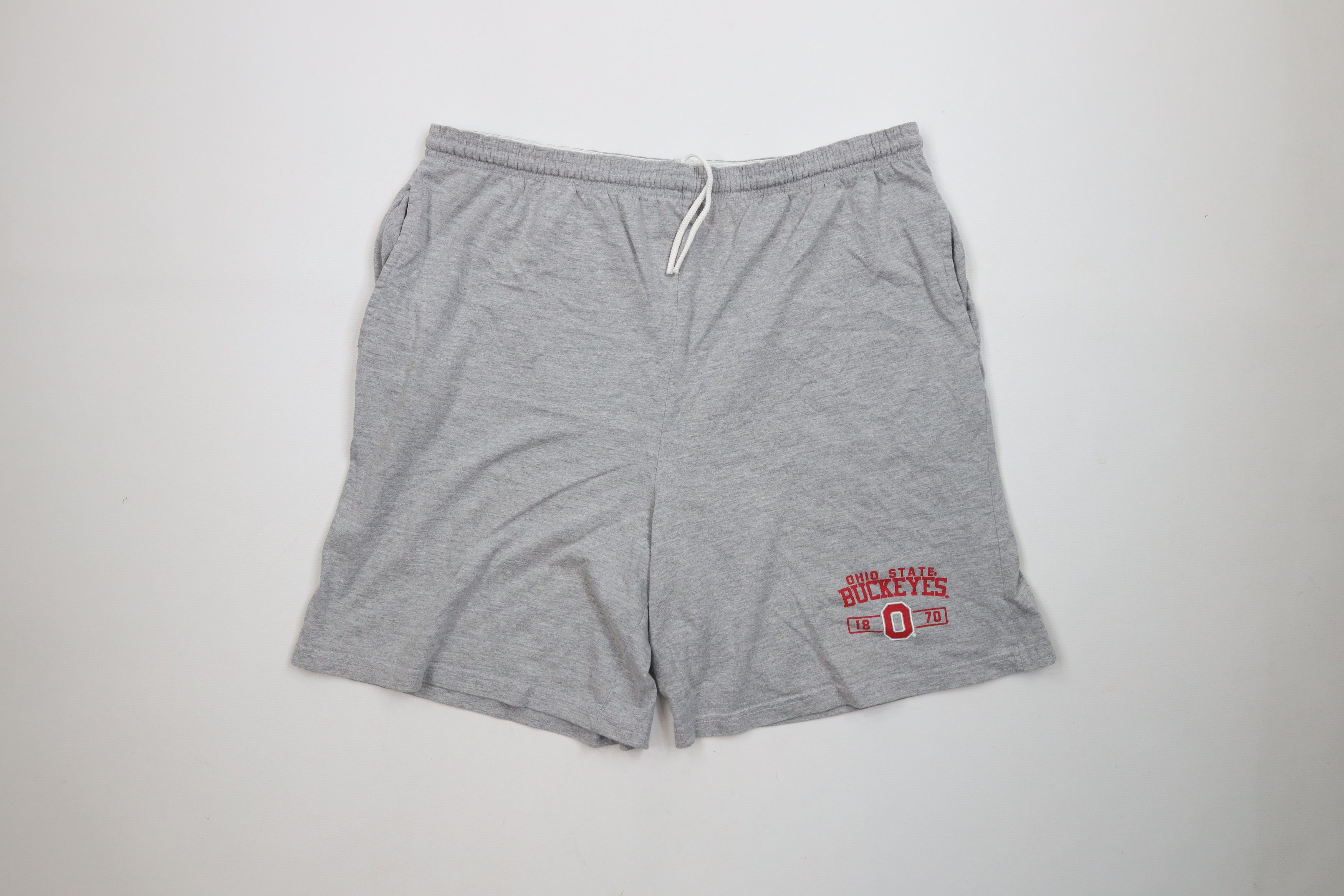 Vintage Vintage 90s Above Knee Ohio State University Shorts Gray Size US 34 / EU 50 - 1 Thumbnail