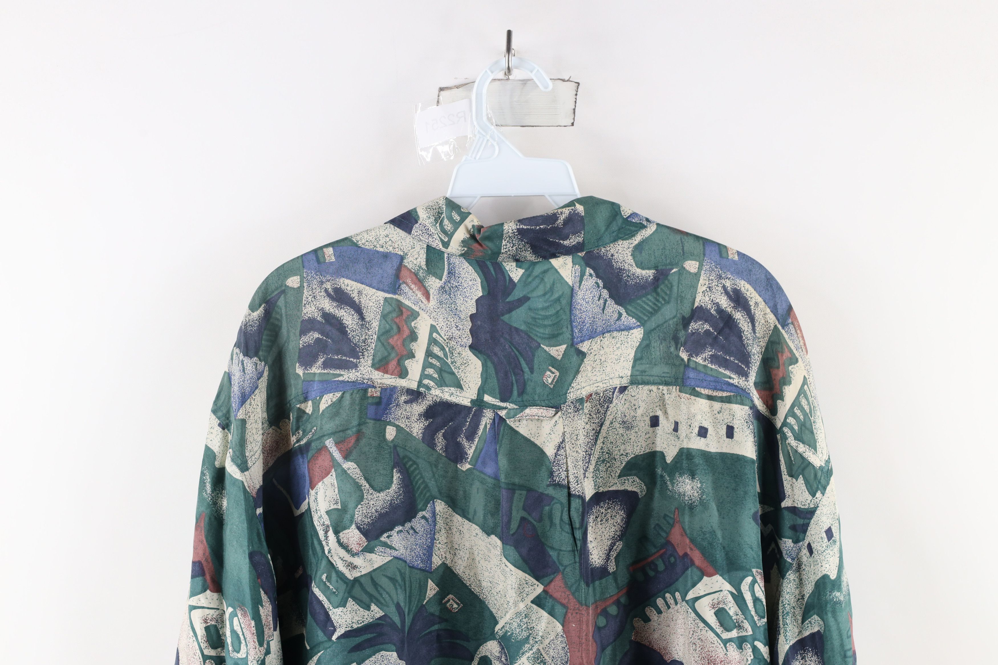 Vintage Vintage 90s Streetwear Baggy Fit Short Sleeve Button Shirt Size US L / EU 52-54 / 3 - 12 Thumbnail