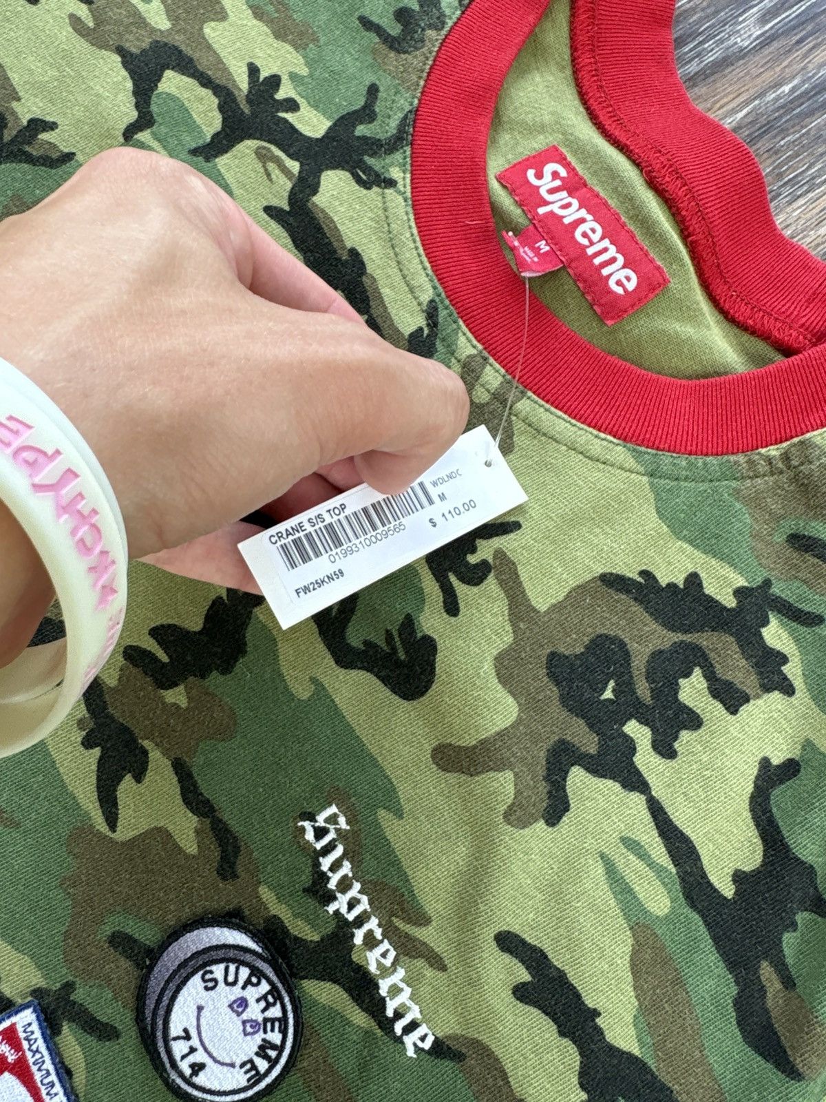 Supreme Supreme Crane S/S Top FW25 Camo Size US M / EU 48-50 / 2 - 4 Thumbnail