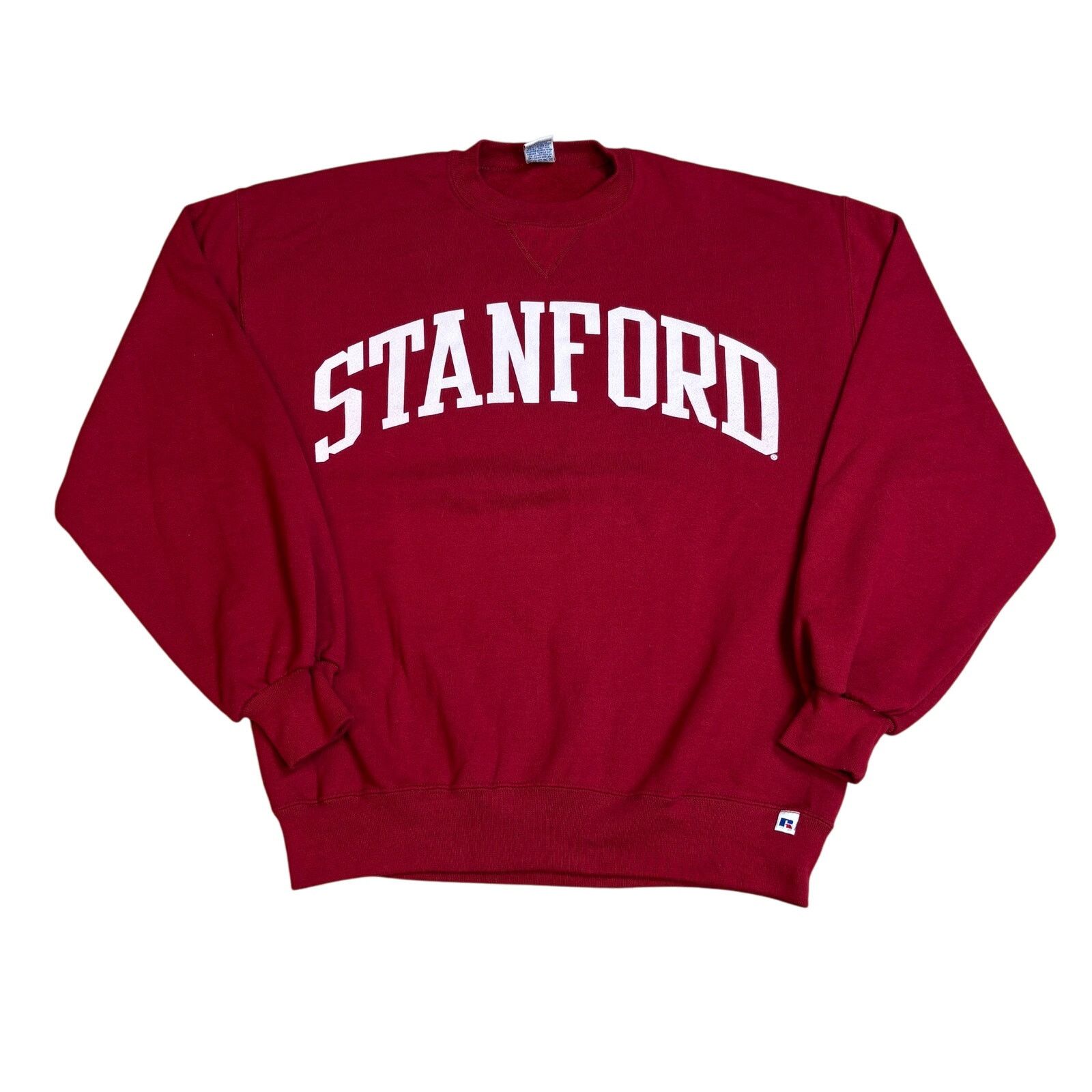 Russell Athletic × Vintage Vintage 90s Stanford University Crew Sweatshirt Men's Large Size US L / EU 52-54 / 3 - 1 Thumbnail