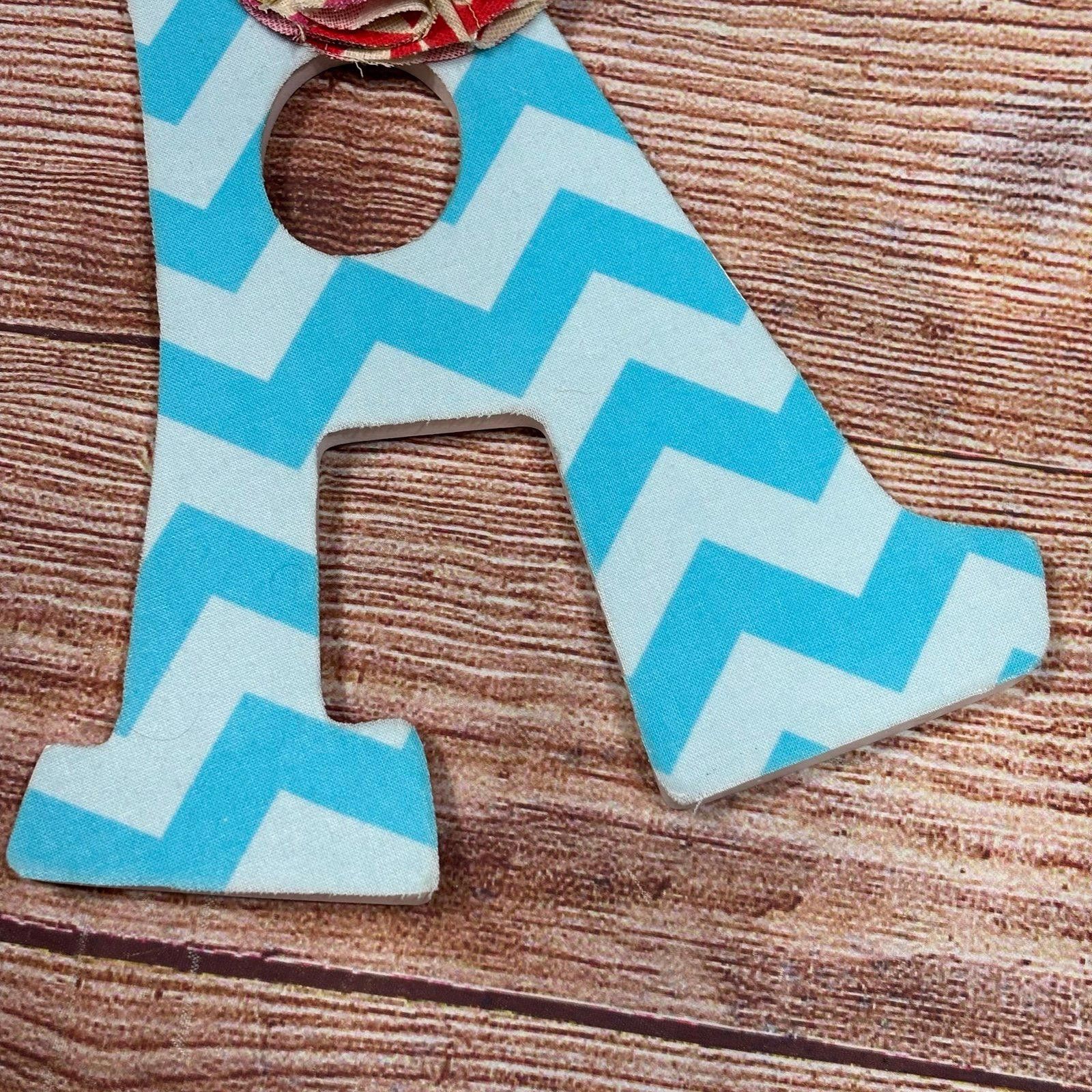 Other Handmade Decorative Letter 'A' Chevron Wall Hanging Size ONE SIZE - 3 Thumbnail