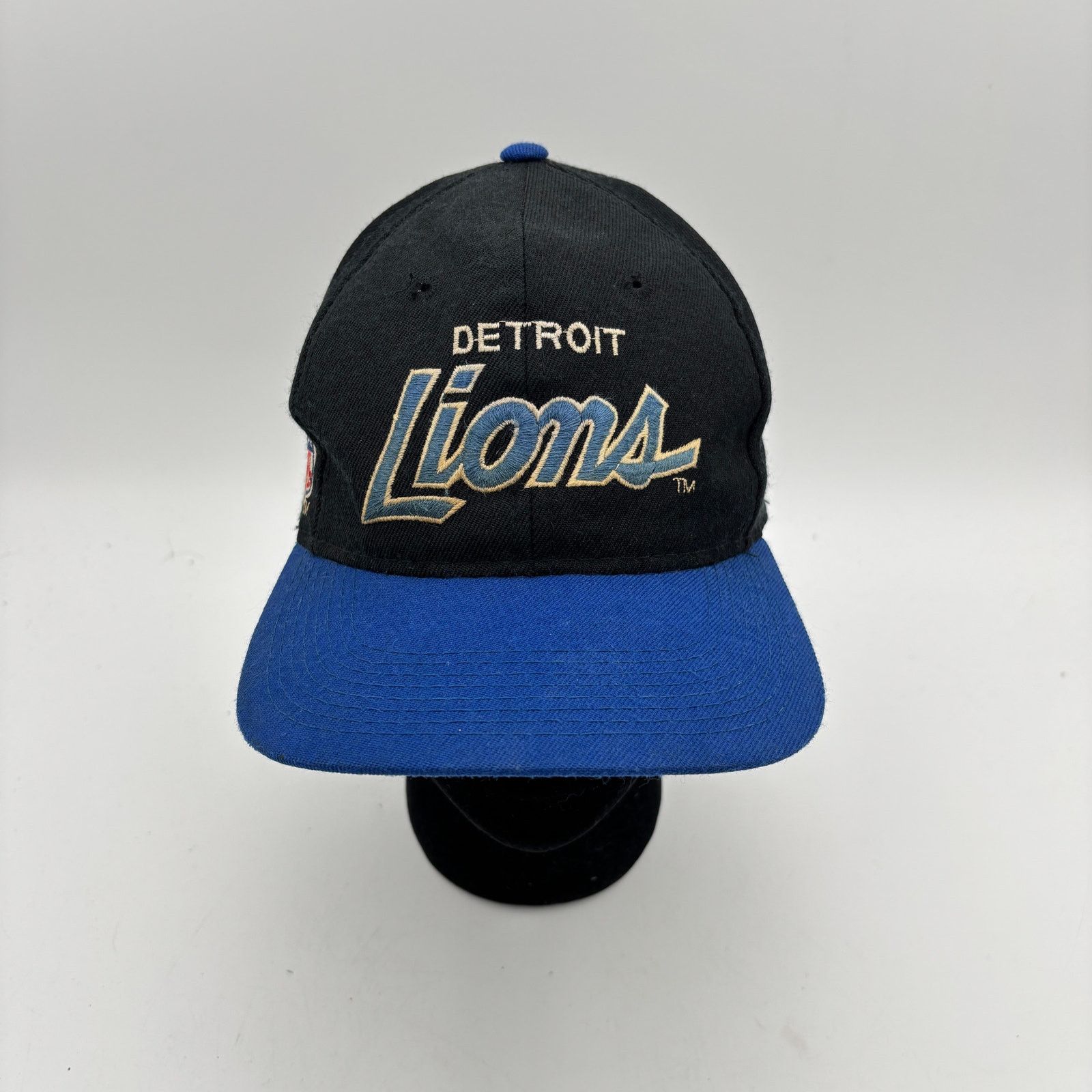 Sports Specialties × Vintage VTG Sports Specialties Detroit Lions Script Snapback NFL Size ONE SIZE - 2 Thumbnail