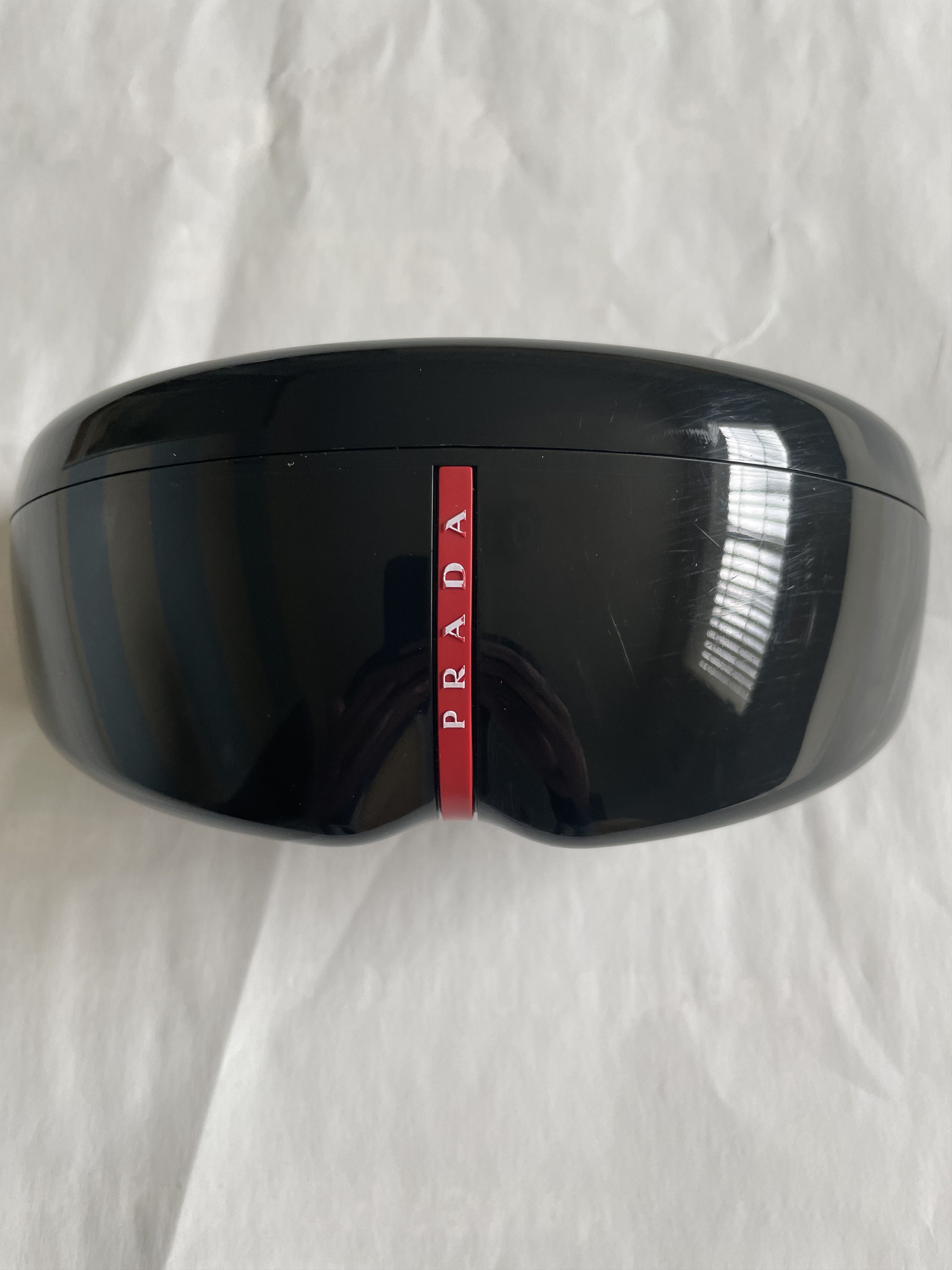 Prada PRADA SPORT SPS 55U QFP-291 SILVER/ORANGE LENS SUNGLASSES Size ONE SIZE - 12 Thumbnail