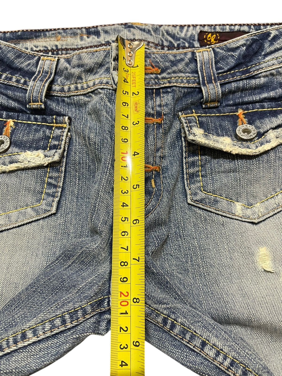 Hysteric Glamour Vintage Japanese Brand Bush Pants Faded Wash Bootcut Jeans Size US 28 / EU 44 - 15 Thumbnail