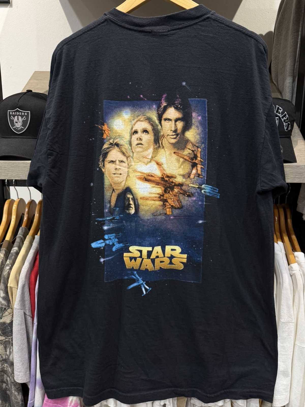 Other Vintage 90s Star Wars T-Shirt Size US XL / EU 56 / 4 - 1 Thumbnail