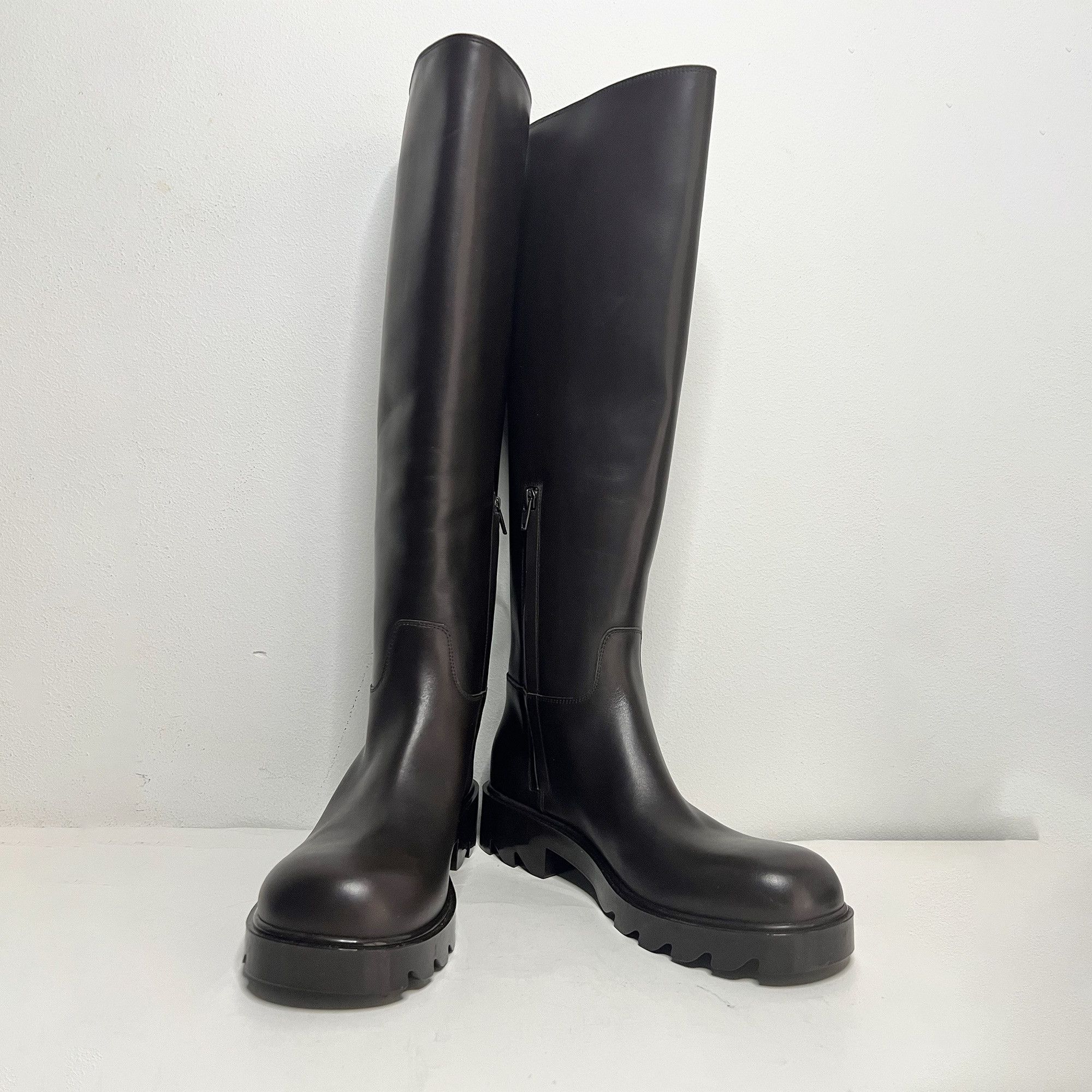 Bottega Veneta High Boots Leather Size US 11 / IT 41 - 2 Thumbnail