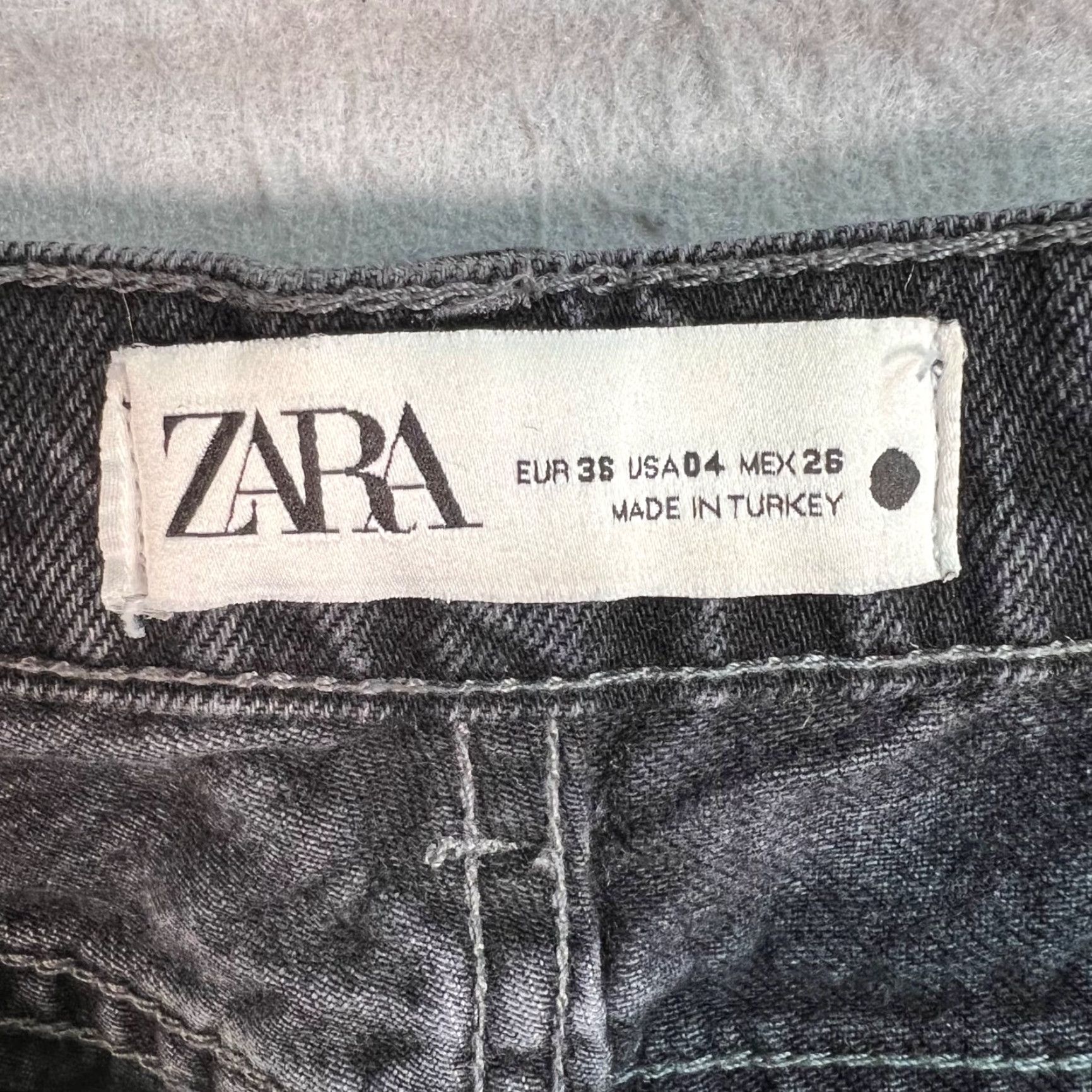 Zara Zara Jeans Womens 4 Black Denim High-Waist Skinny Be 5-Pocket Design Stretch Regular Rise 31 Inseam Denim Pants Women's Clothing Jeans No. 4? Size 27" / US 4 / IT 40 - 3 Thumbnail