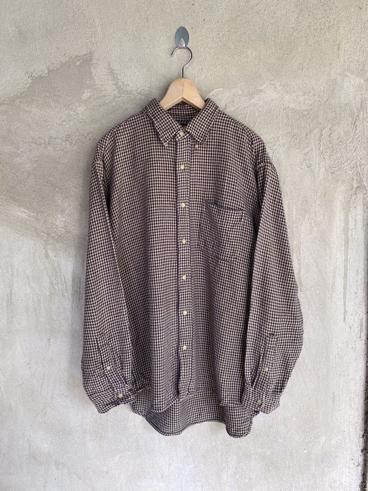 J.Crew Vintage J.Crew Rare Design Flannel Shirt Button Up Size US L / EU 52-54 / 3 - 2 Thumbnail