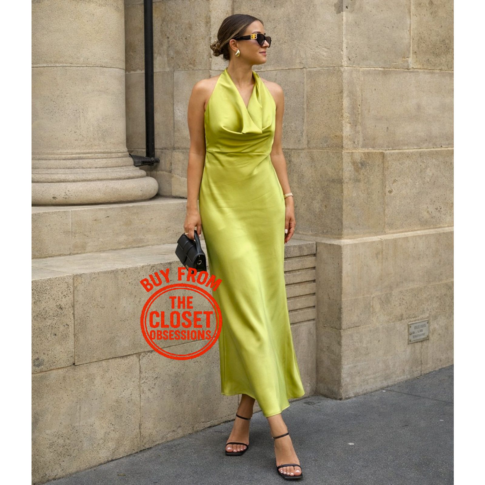 Mango MANGO Open Back Satin Midi Dress NWT Size M / US 6-8 / IT 42-44 - 7 Thumbnail