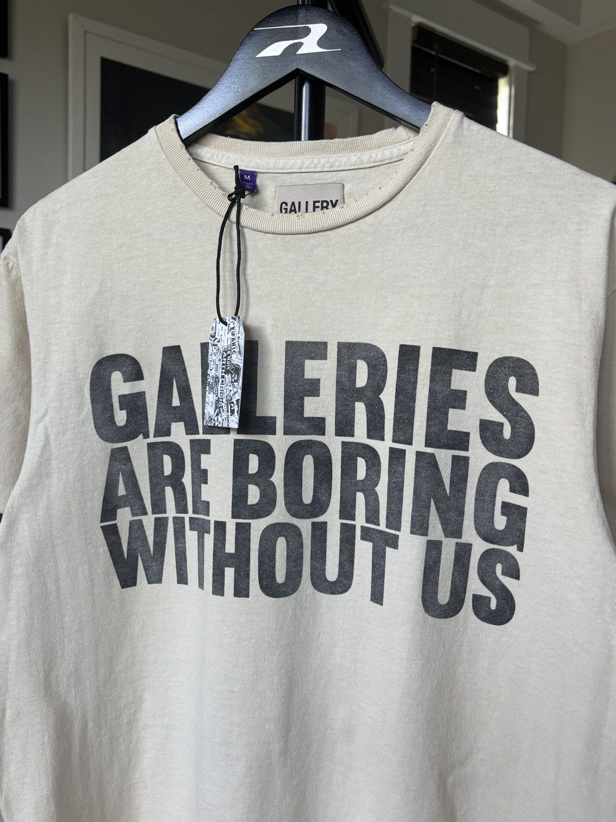 Gallery Dept. GALLERY DEPT - GALLERIES ARE BORING LOGO TEE Size US M / EU 48-50 / 2 - 2 Thumbnail