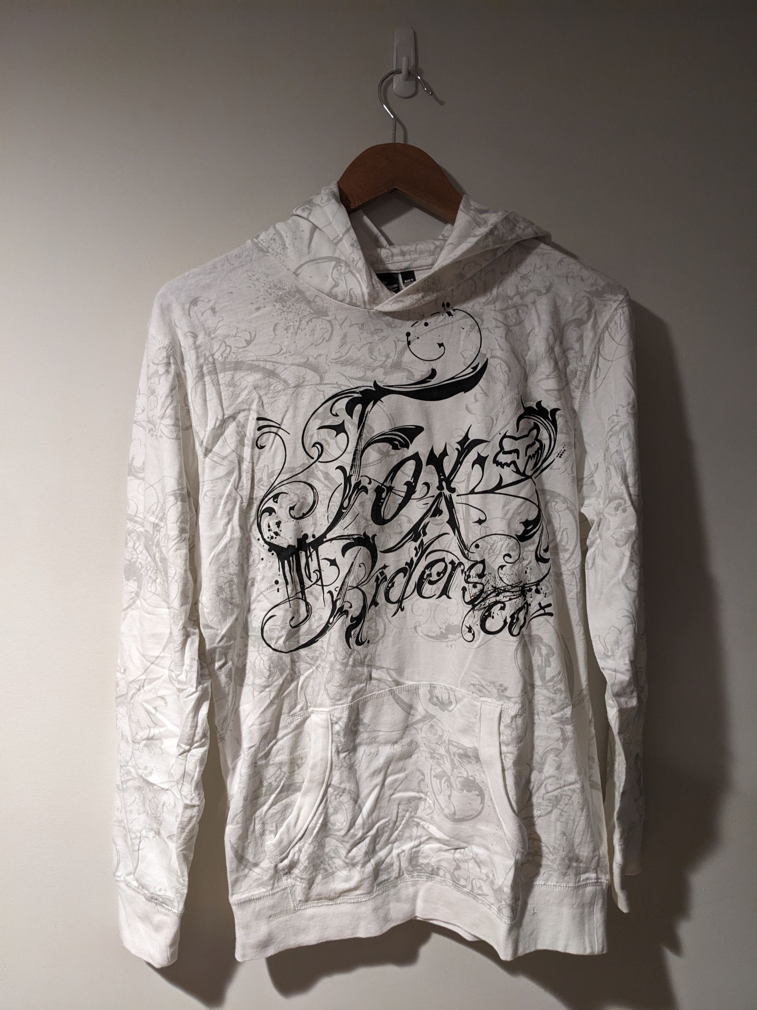 Affliction × Fox Racing × Vintage Vintage Y2K Fox Riders Affliction Light Weight Hoodie Size US M / EU 48-50 / 2 - 1 Thumbnail