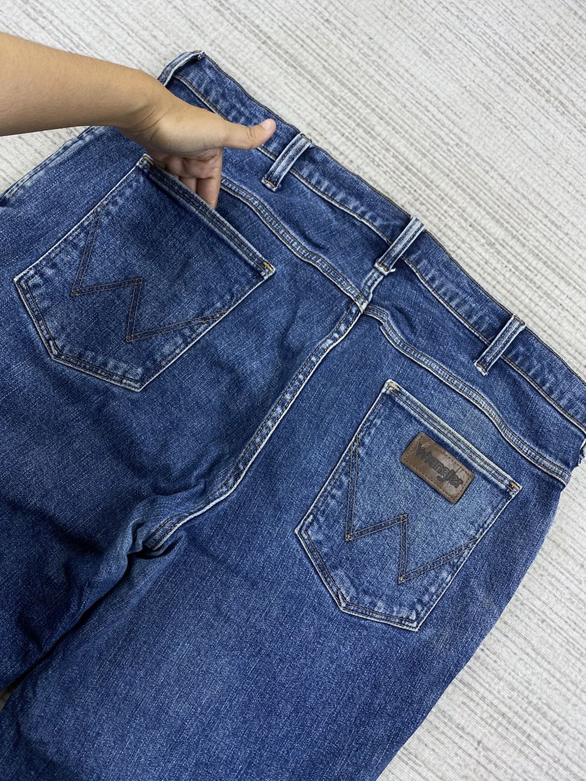 Vintage × Wrangler Vintage Wrangler Made In USA Denim Jeans Size US 38 / EU 54 - 11 Thumbnail