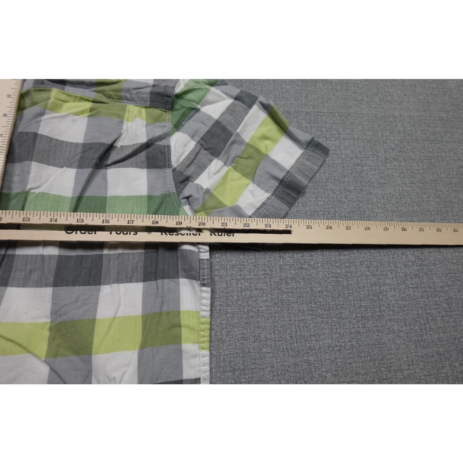 The North Face The North Face Button-Up Shirt Men XL Green Plaid Casual Outdoor Lightweight Modern Classic Button-Down Collared Short Sleeve Shirt Size US XL / EU 56 / 4 - 6 Thumbnail