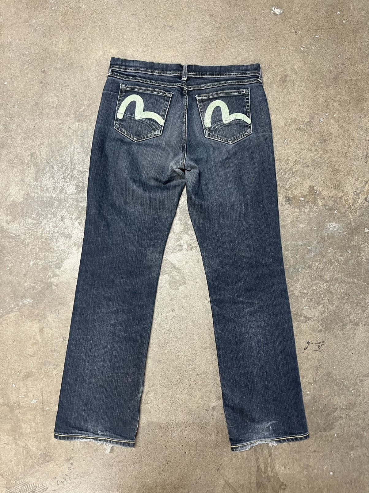 image of Evisu x Puma Jeans in Blue, Men's (Size 30)