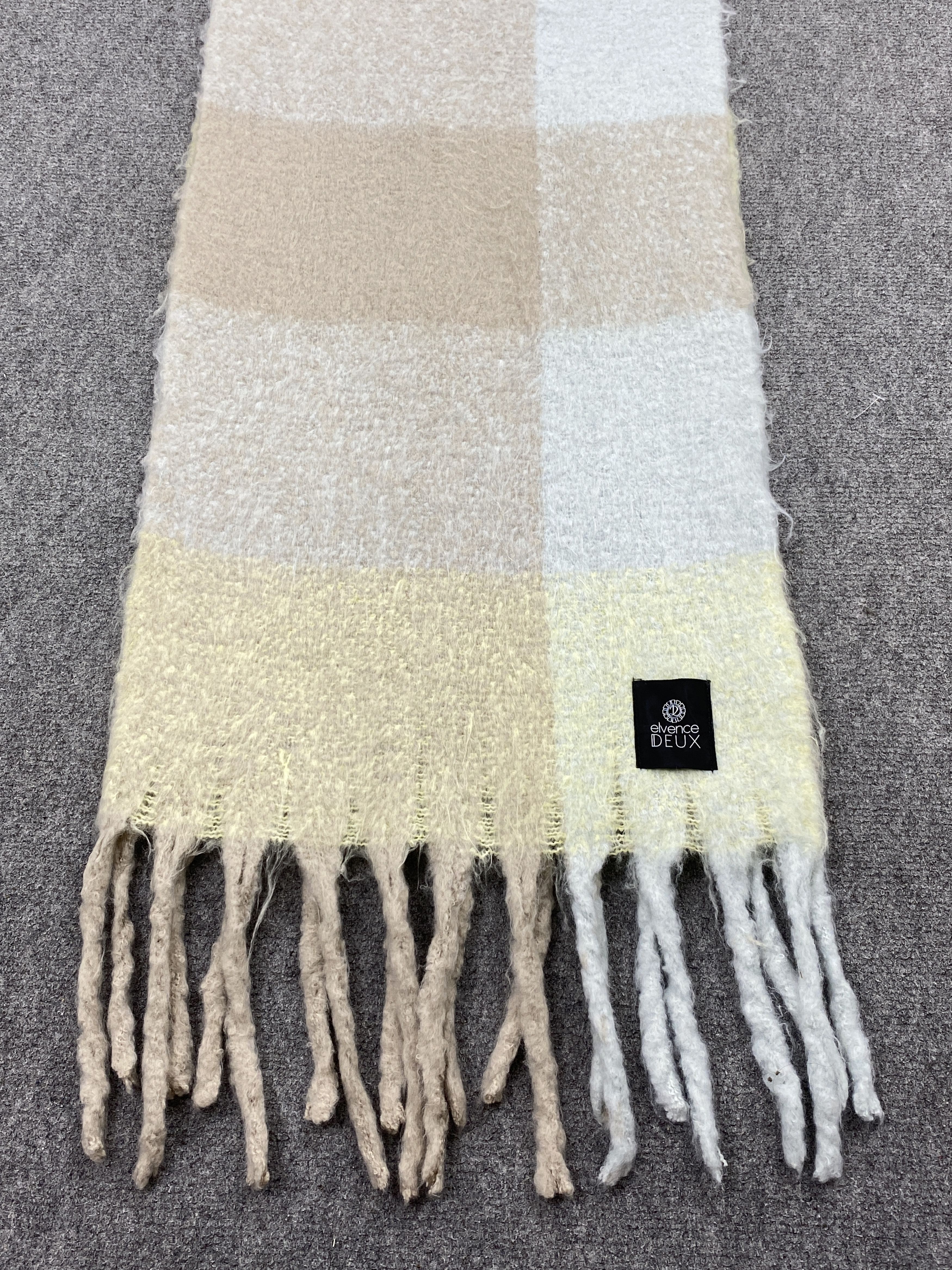 Vintage Elvence Deux Mohair Scarf / Muffler / Scarf - SC0020 Size ONE SIZE - 4 Thumbnail