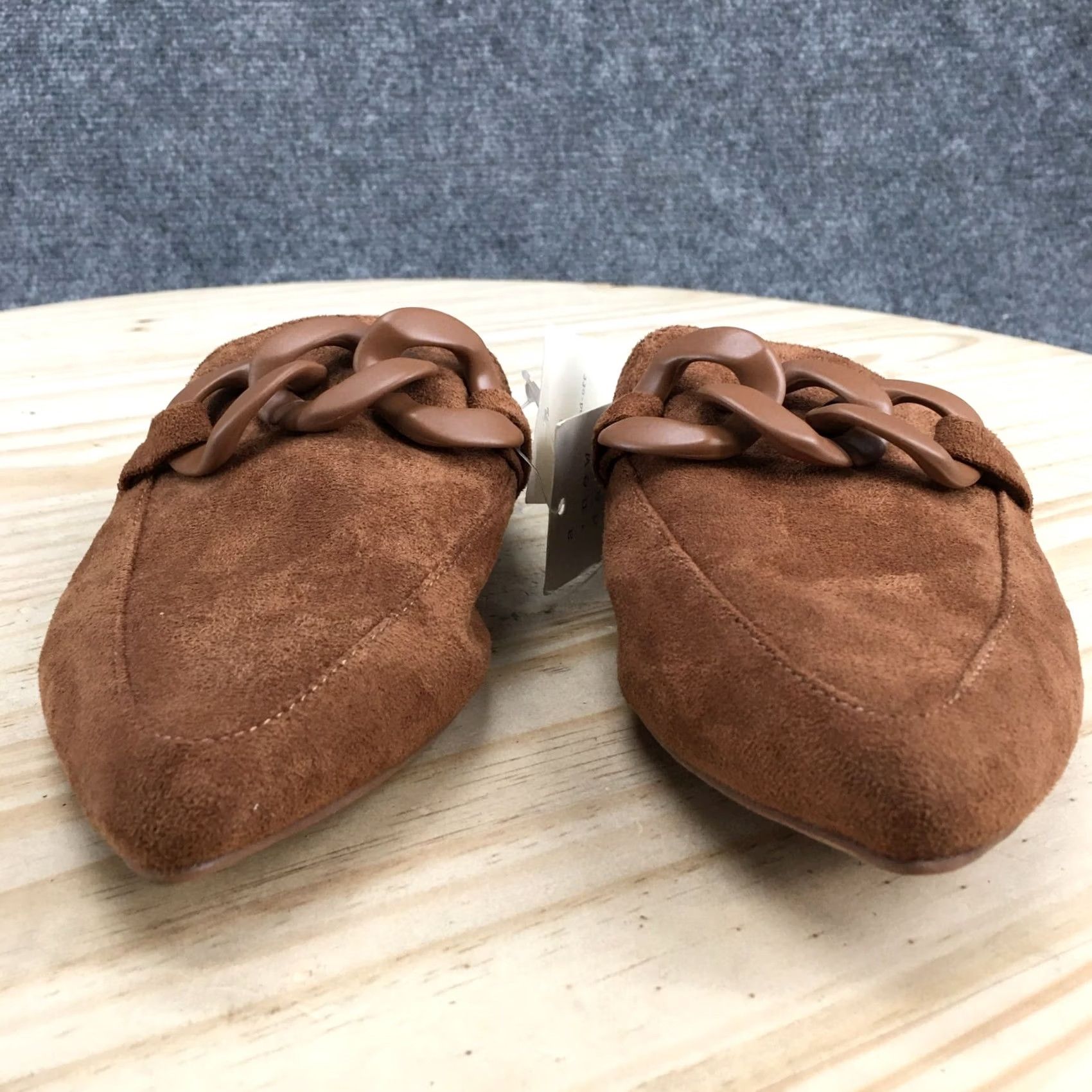 Vintage A New Day Sandals Womens 6.5 Slide Brown Slip On Casual Comfort Pointed Toe NEW Size US 7 / IT 37 - 6 Thumbnail