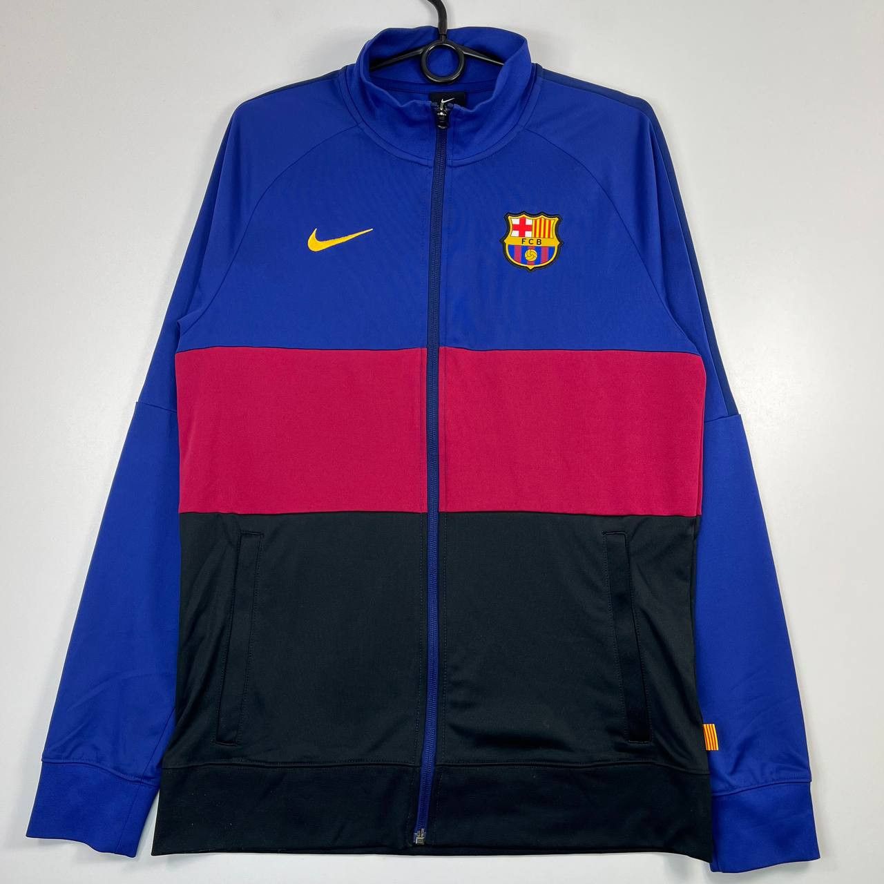 Nike Nike FC Barcelona Track Jacket Blue Red Dri-Fit Mens M Size US M / EU 48-50 / 2 - 1 Thumbnail