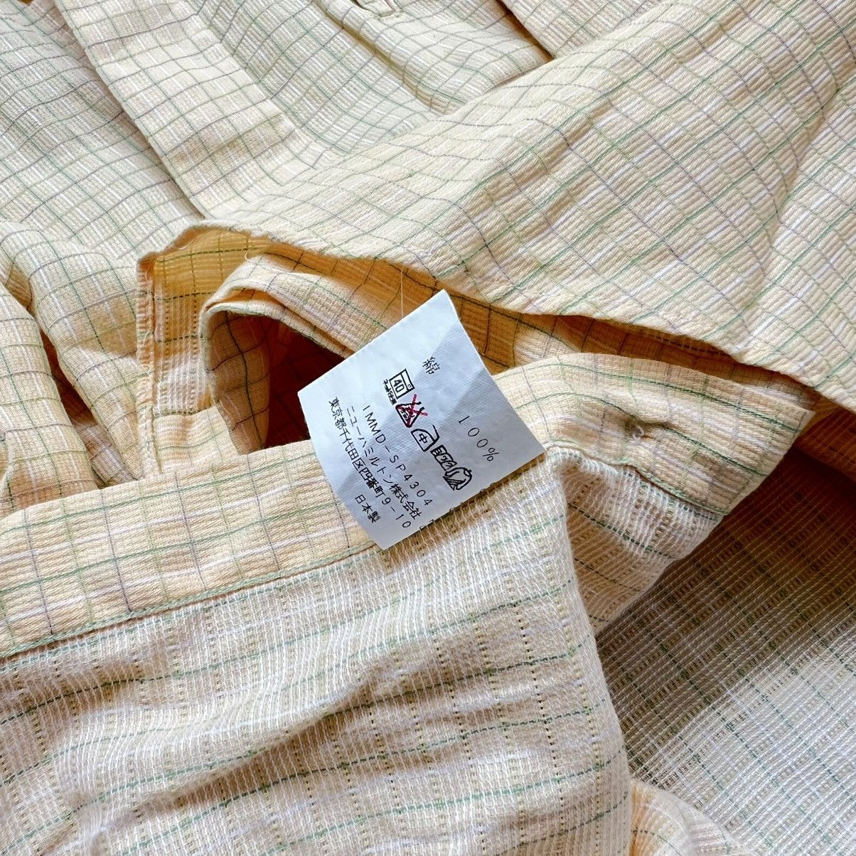 Issey Miyake Vintage Issey Miyake Plaid Gimmick Pocket Long Sleeve Shirt Size US L / EU 52-54 / 3 - 7 Thumbnail