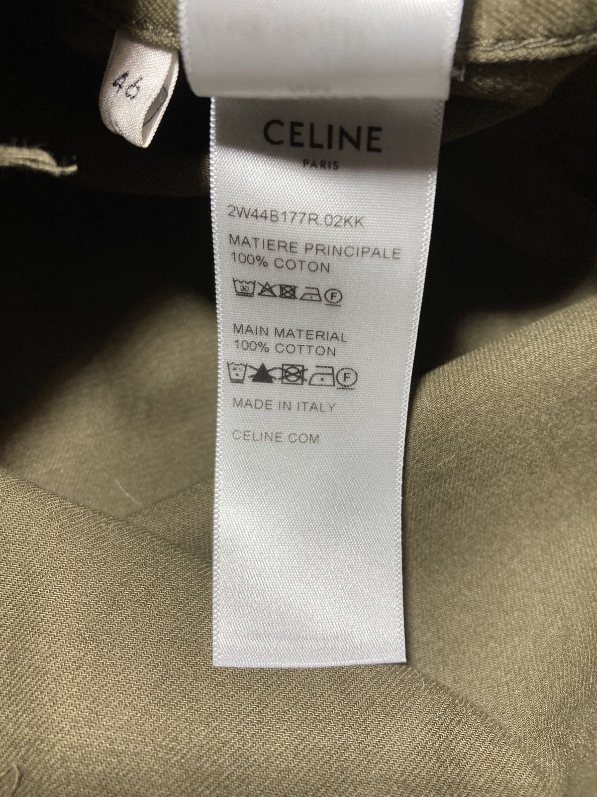 Celine SS24 Celine Saharienne Military Jacket 46 2024 Hedi Slimane Size US S / EU 44-46 / 1 - 8 Thumbnail