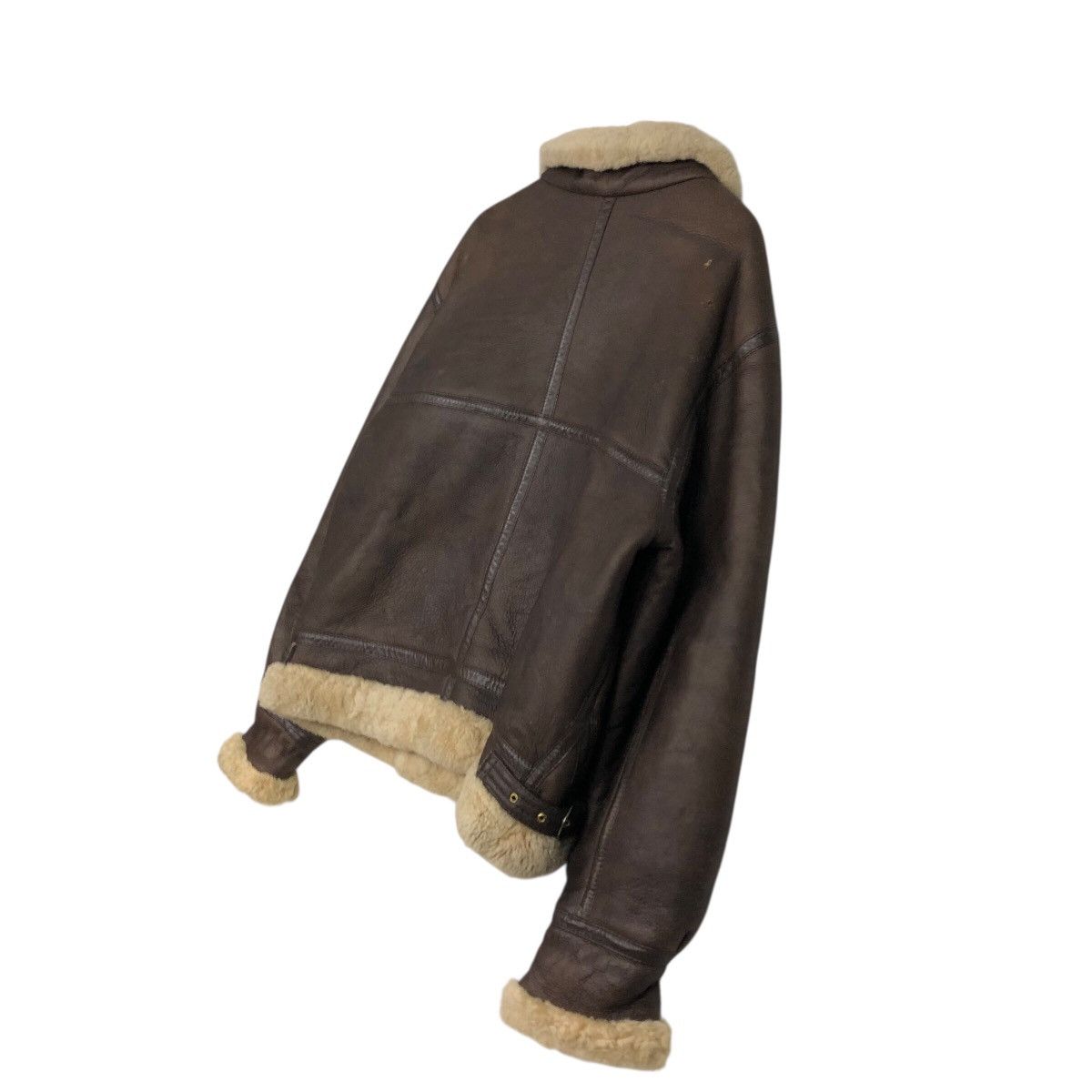 Vintage Vintage Genuine Leather Jacket Shearling Zufolo Issey Miyake Size US L / EU 52-54 / 3 - 11 Thumbnail