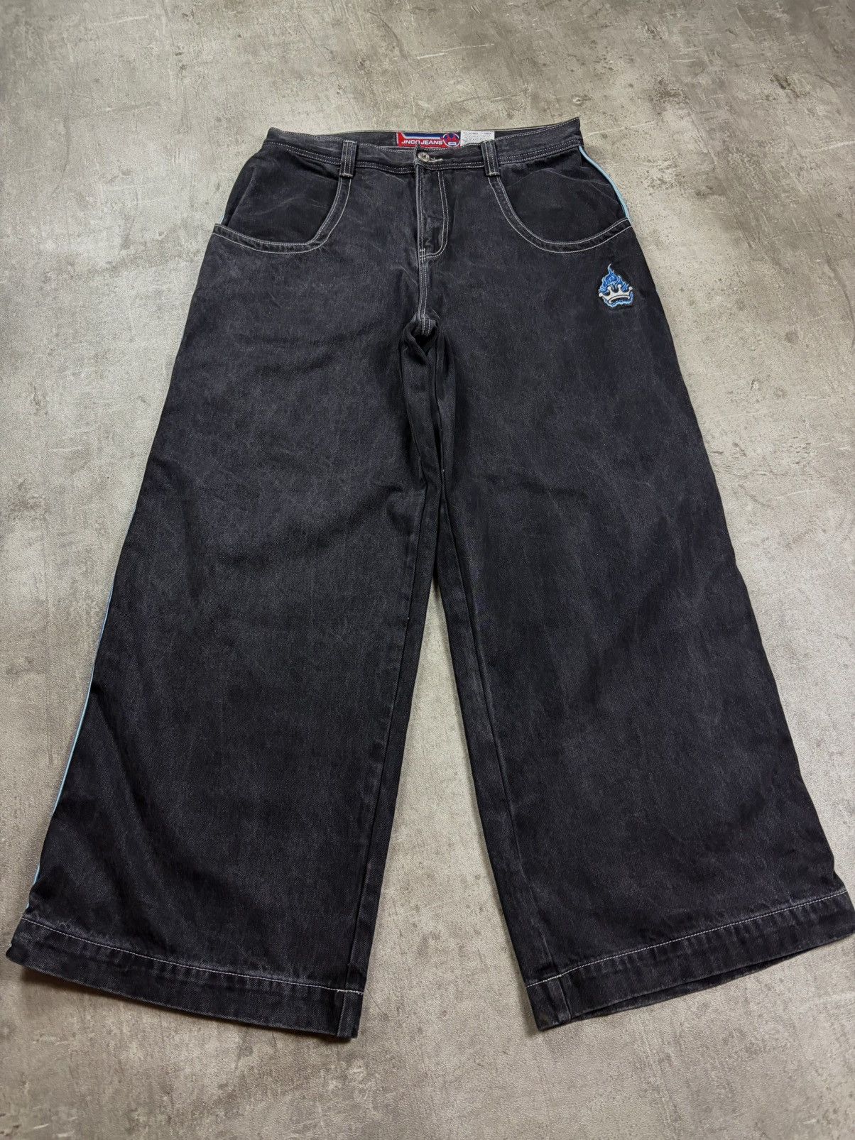 JNCO Vintage JNCO Big Crown Jeans 34x32 Grail Y2K Baggy Jeans Size US 34 / EU 50 - 7 Thumbnail