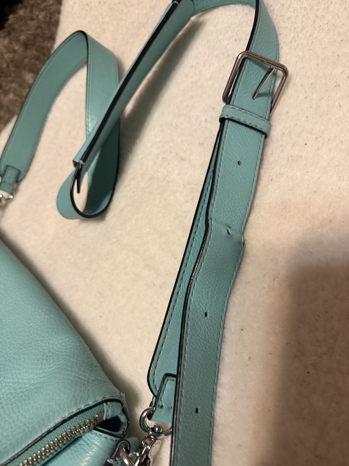 Marc by Marc Jacobs Marc by Marc Jacobs Pebble Leather Mint Green Crossbody Bag Size ONE SIZE - 5 Thumbnail