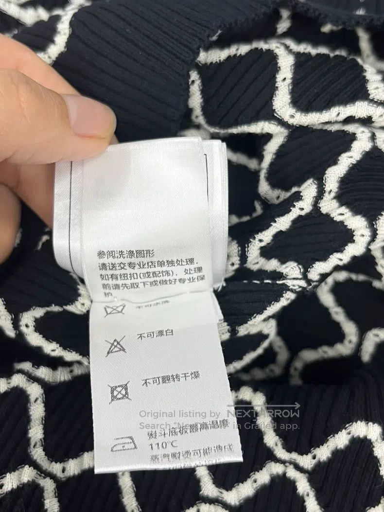 Chanel Chanel Black and white colour matching diamond checkered k Size XXS / US 00 / IT 34 - 7 Thumbnail
