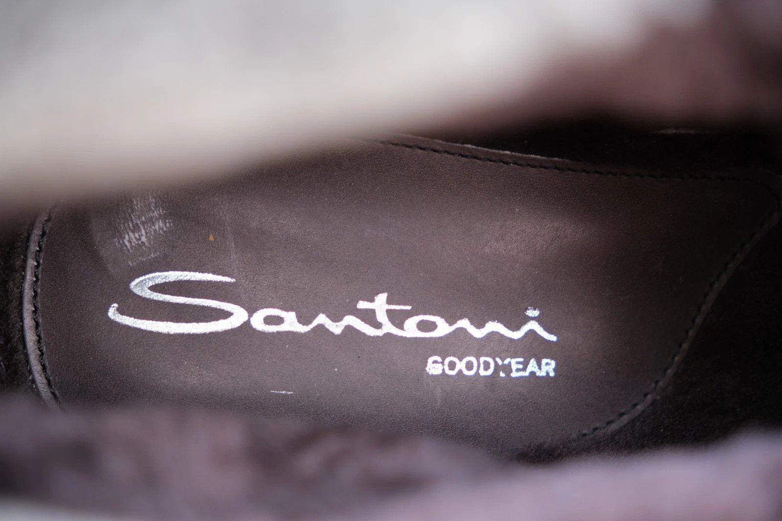 Santoni NEW Santoni Black Leather Derby Boots EU 42.5 UK 8.5 US 9.5 Size US 9.5 / EU 42-43 - 6 Thumbnail