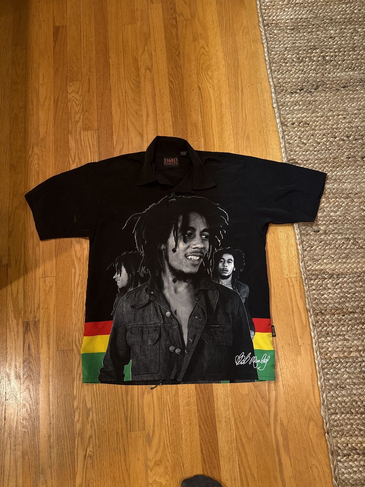 Other Vintage Bob Marley T-Shirt – One of One Tie-Dye Hem (Size L) Size US L / EU 52-54 / 3 - 1 Thumbnail