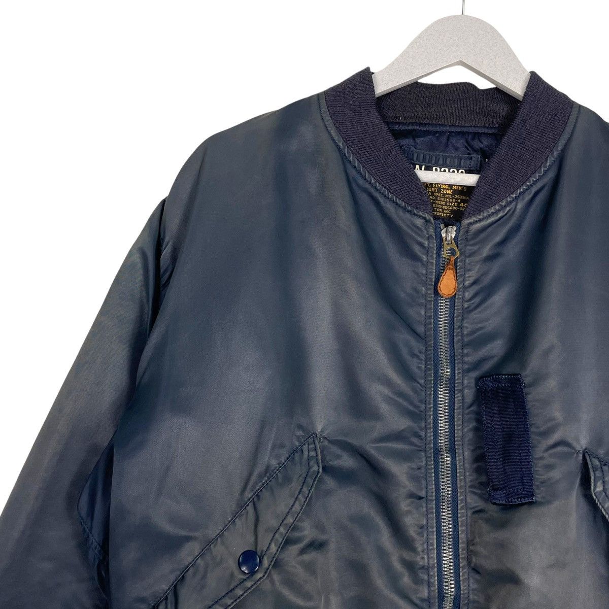 Japanese Brand 💥HOUSTON INC TYPE MA1 RIOT BOMBER SUNFADED JACKET Size US L / EU 52-54 / 3 - 7 Thumbnail