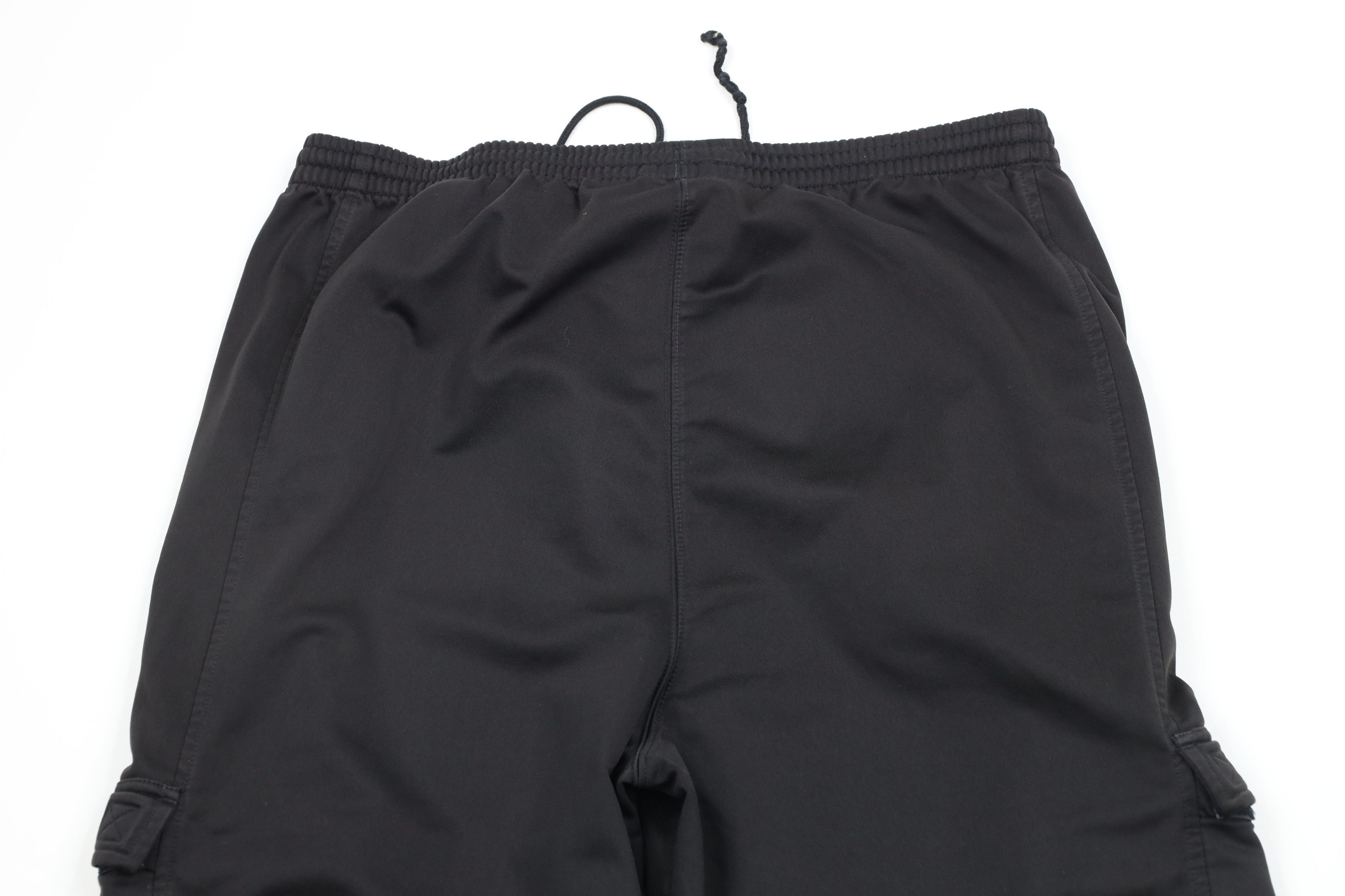 Adidas × Vintage Vintage 90s Adidas Spell Out Wide Leg Cargo Sweatpants Black Size US 38 / EU 54 - 10 Thumbnail