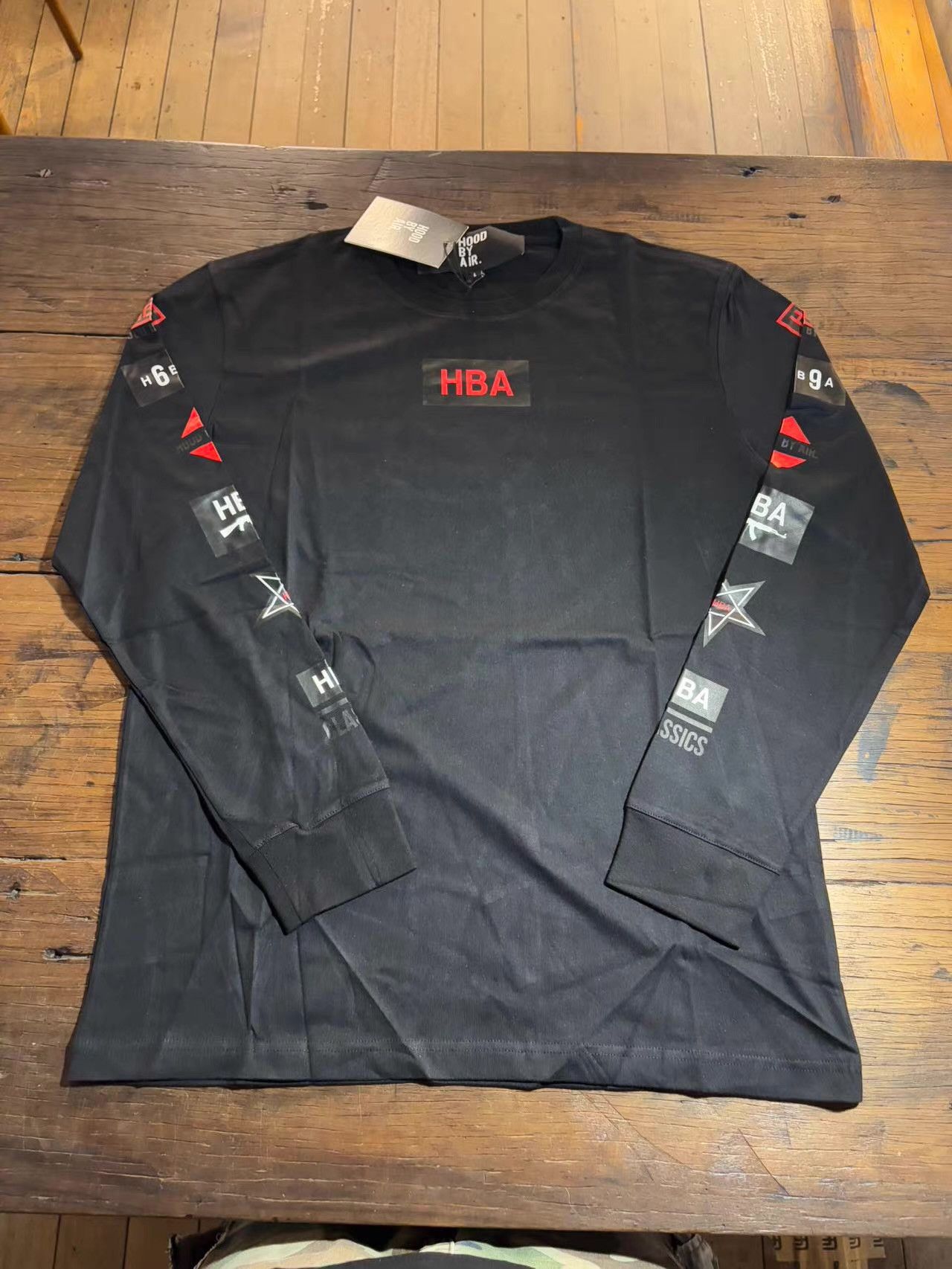 Hood By Air Archive Hood by Air Seven Wonder AOP Long Sleeve Tee