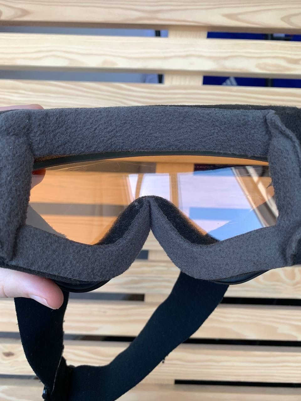 Japanese Brand × Oakley × Vintage Vintage Oakley Ski Goggles, Black with Amber Lenses Size ONE SIZE - 12 Thumbnail