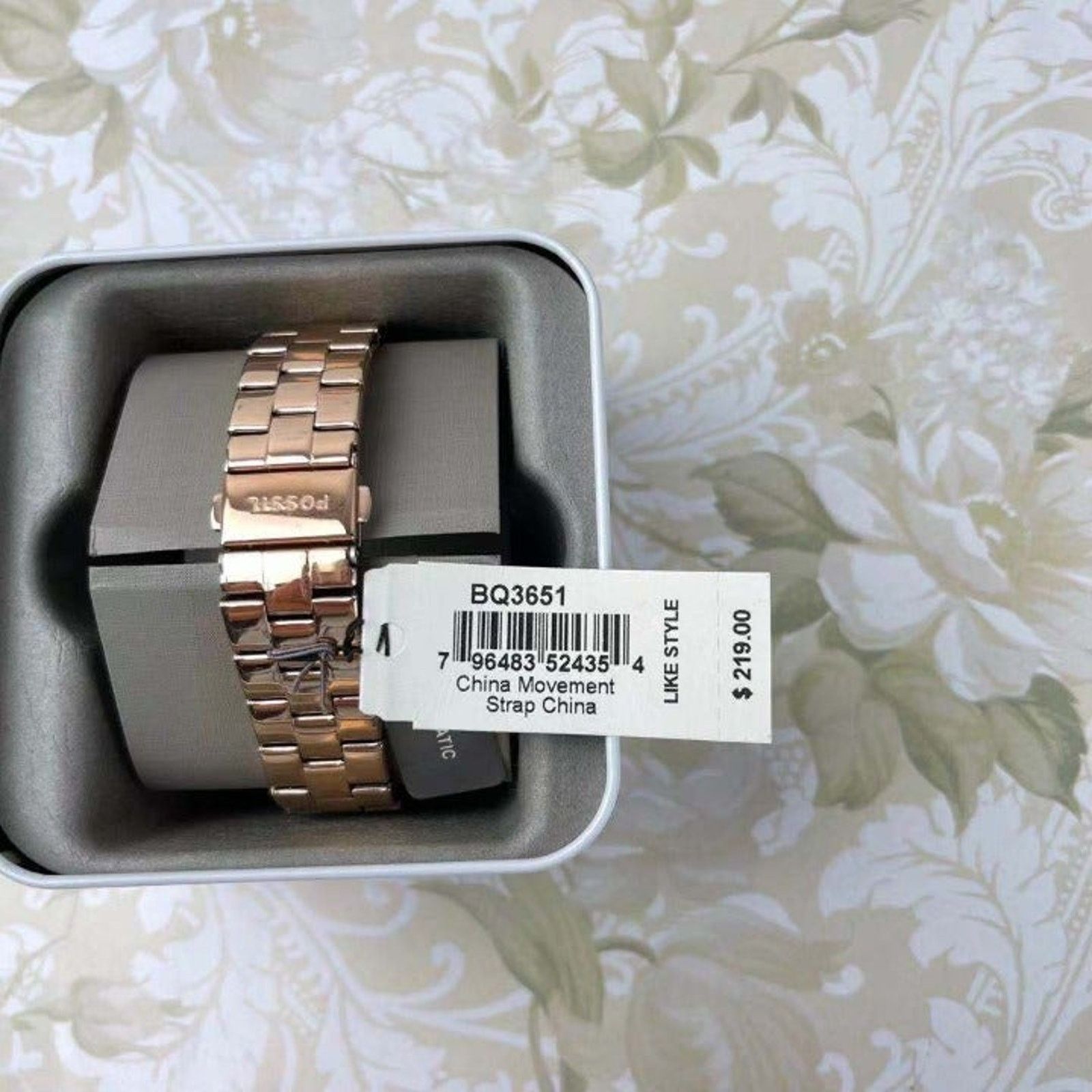 Fossil Fossil BQ3651 Modern Sophisticate Automatic Rose Gold Watch Size ONE SIZE - 2 Thumbnail