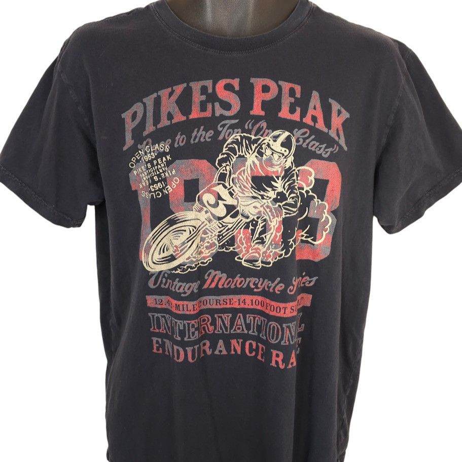 Other Pikes Peak T Shirt Mens Size Large Black International Size US L / EU 52-54 / 3 - 1 Thumbnail