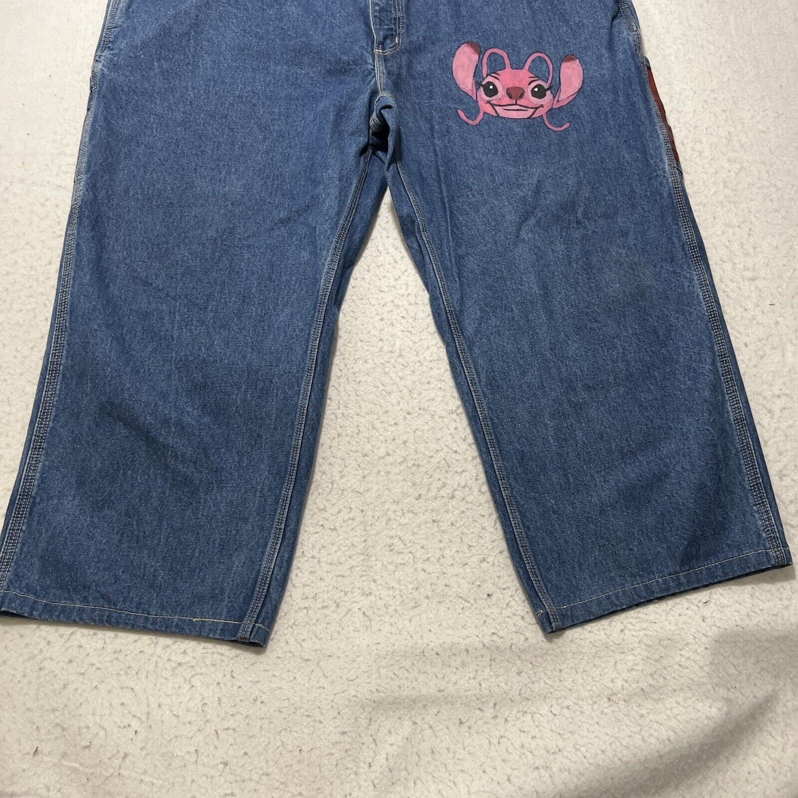 Carhartt Carhartt FR 44x26 Dungaree Jeans DIY Lilo n’ Stitch Angel Size US 44 / EU 60 - 5 Thumbnail