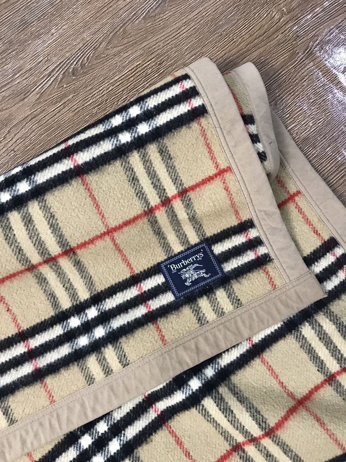 Burberry × Burberry Prorsum × Vintage Burberry Nova Check Wool Blanket Size ONE SIZE - 6 Thumbnail