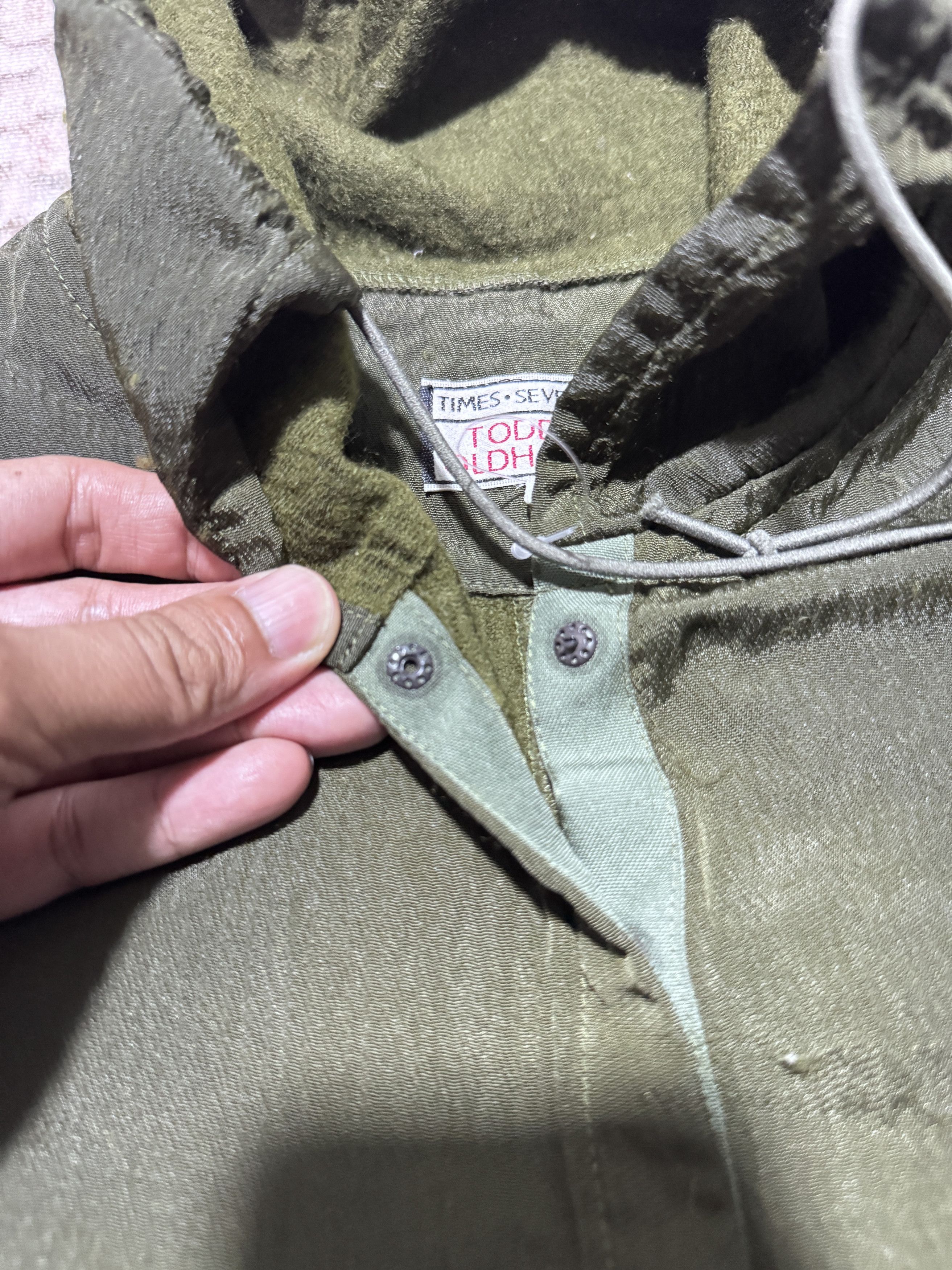 Todd Oldham Todd Oldham Times Seven Military Oliver Turtle Neck Jacket Size S / US 4 / IT 40 - 4 Thumbnail